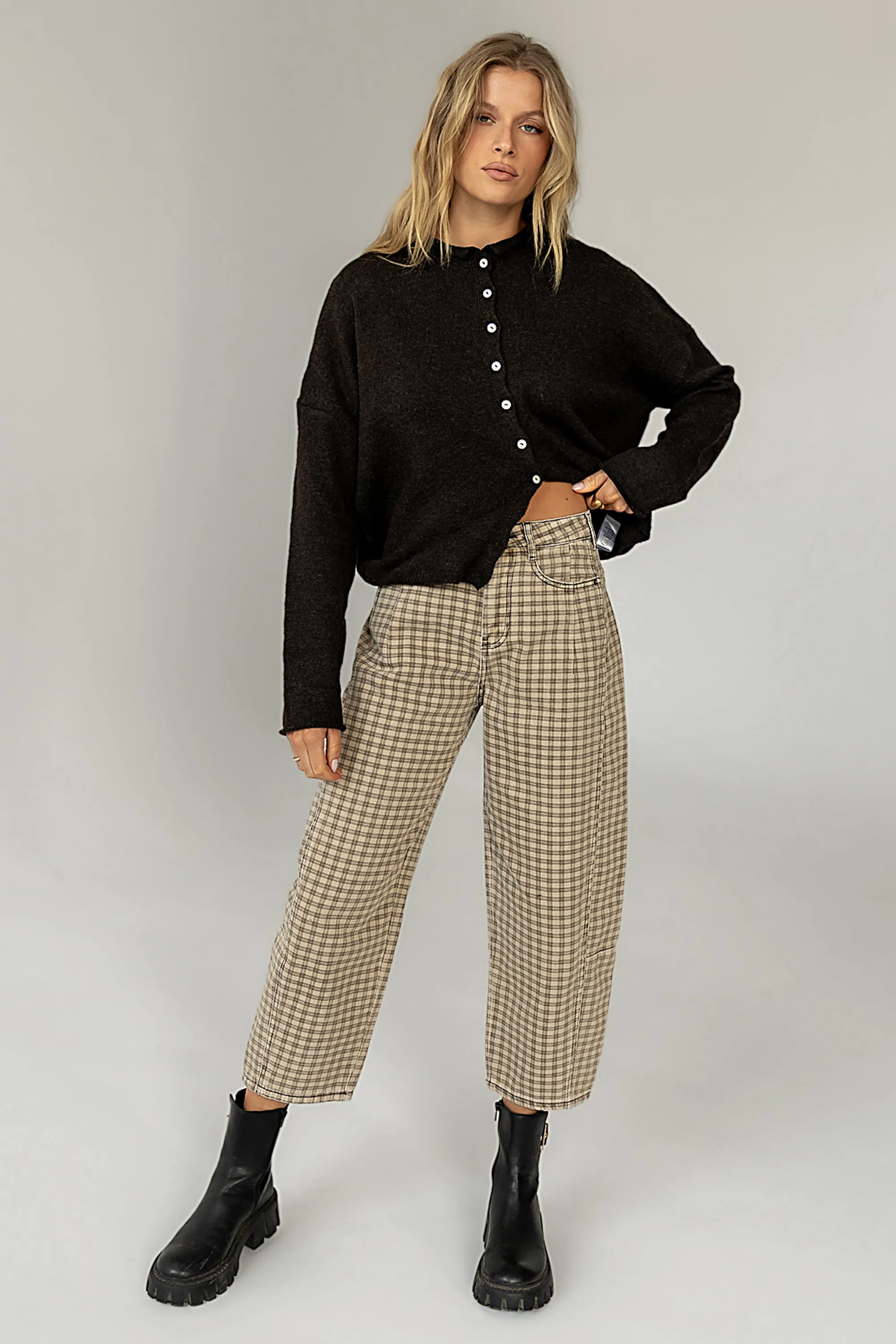 Maci Cardigan in Brown sold by bohme product image thumbnail 3