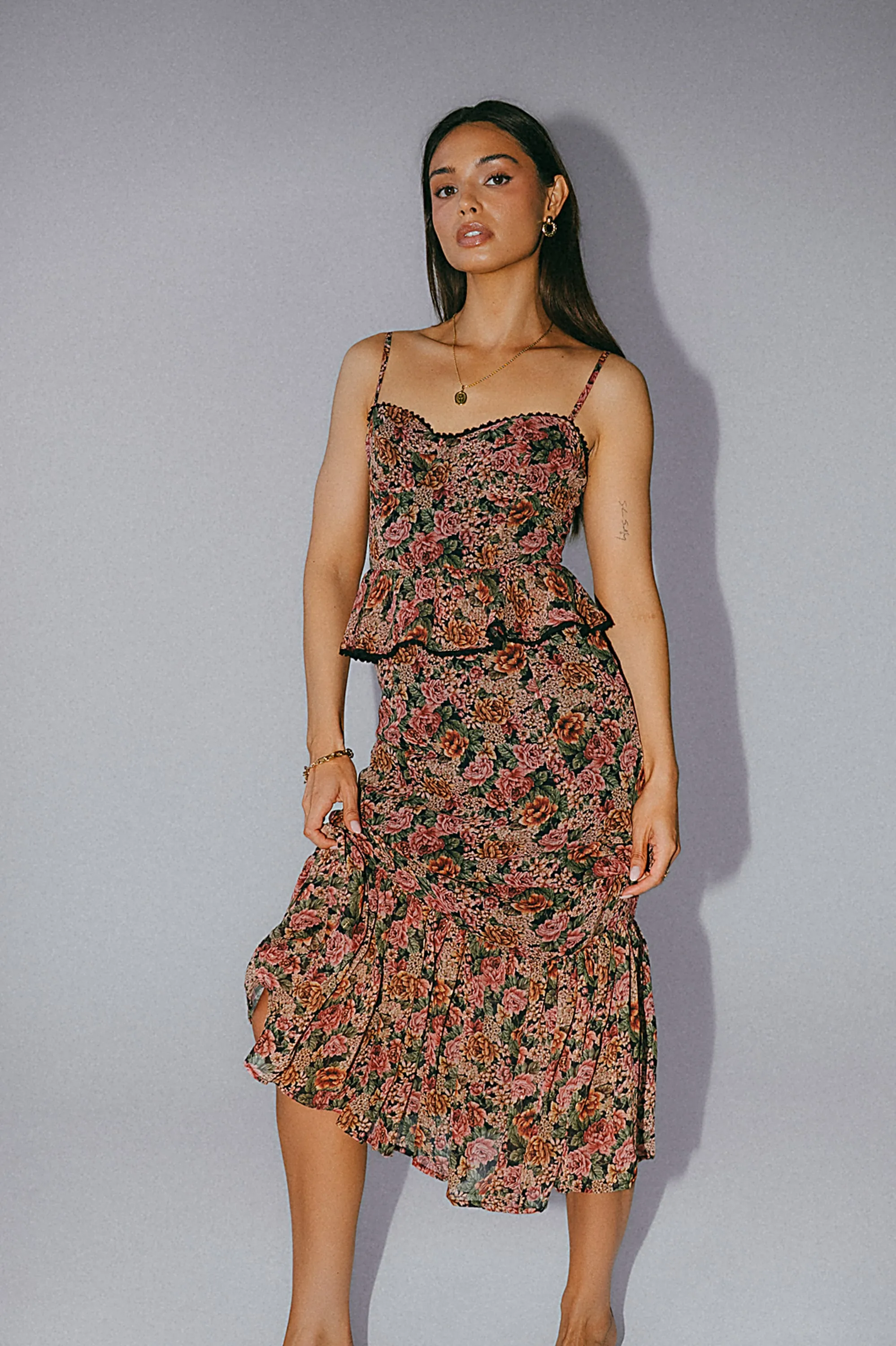Jennie Floral Midi Dress - FINAL SALE sold by bohme