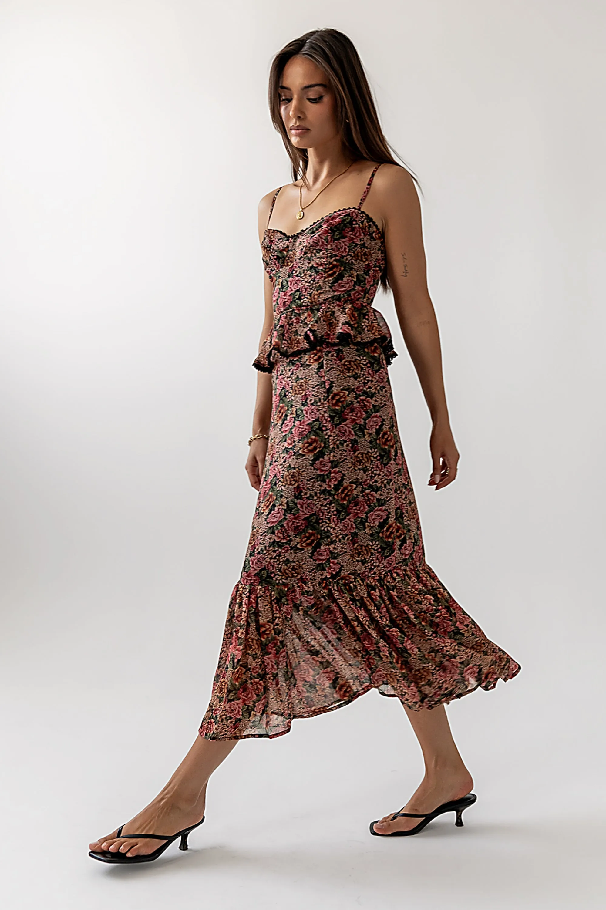Jennie Floral Midi Dress - FINAL SALE sold by bohme product image thumbnail 2