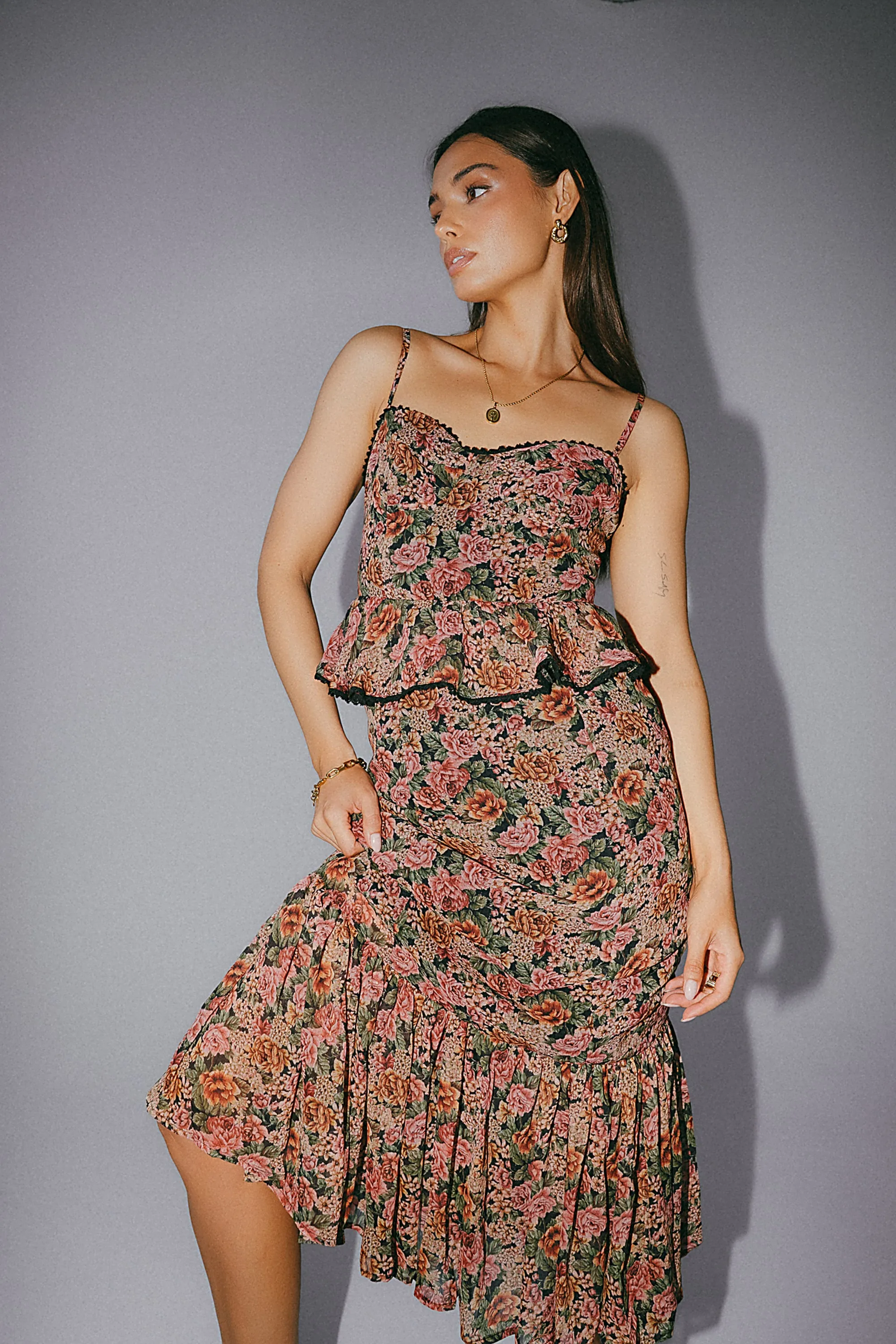 Jennie Floral Midi Dress - FINAL SALE sold by bohme product image thumbnail 3
