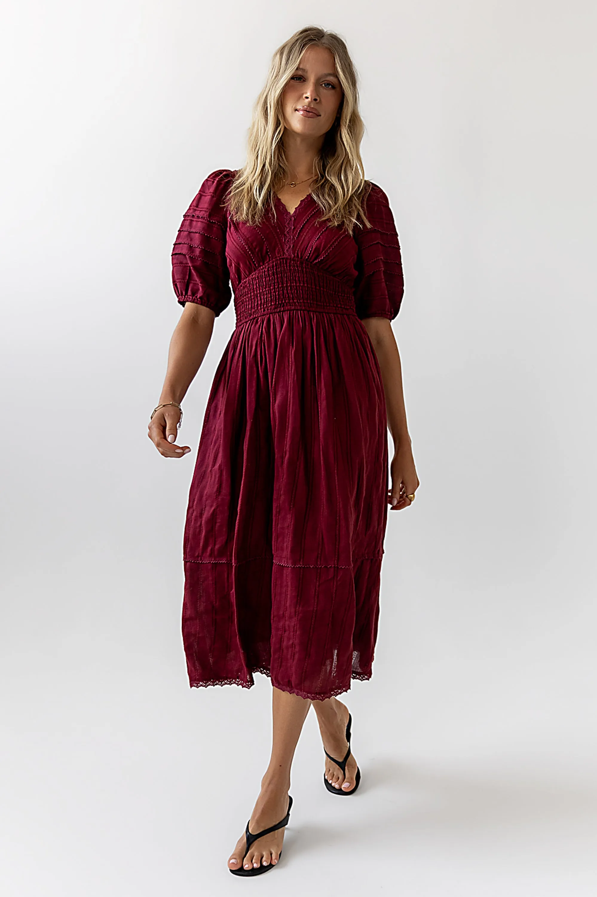 Tammia Ric Rac Midi Dress - FINAL SALE sold by bohme