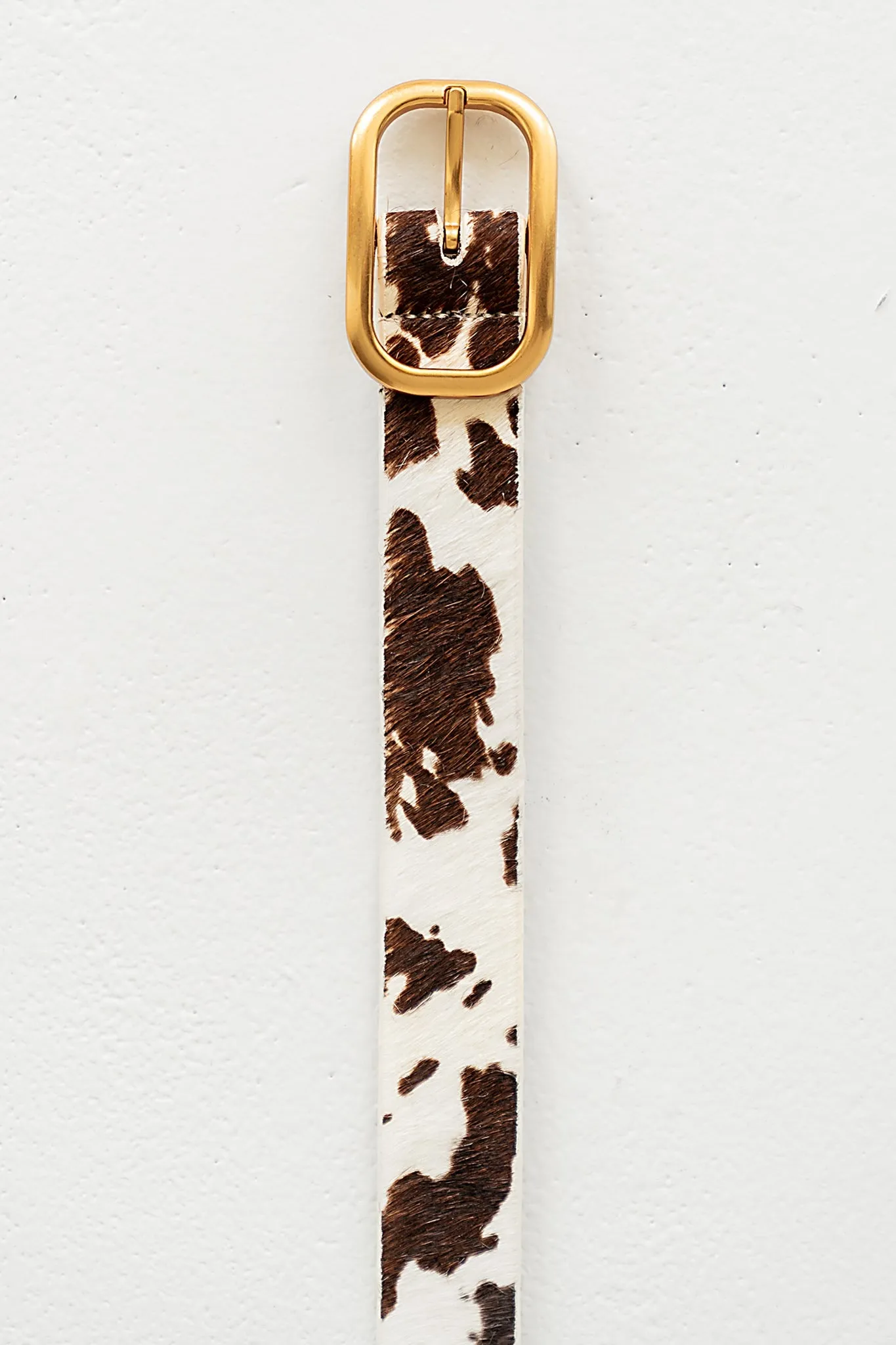 Hannah Cow Print Belt sold by bohme product image thumbnail 3