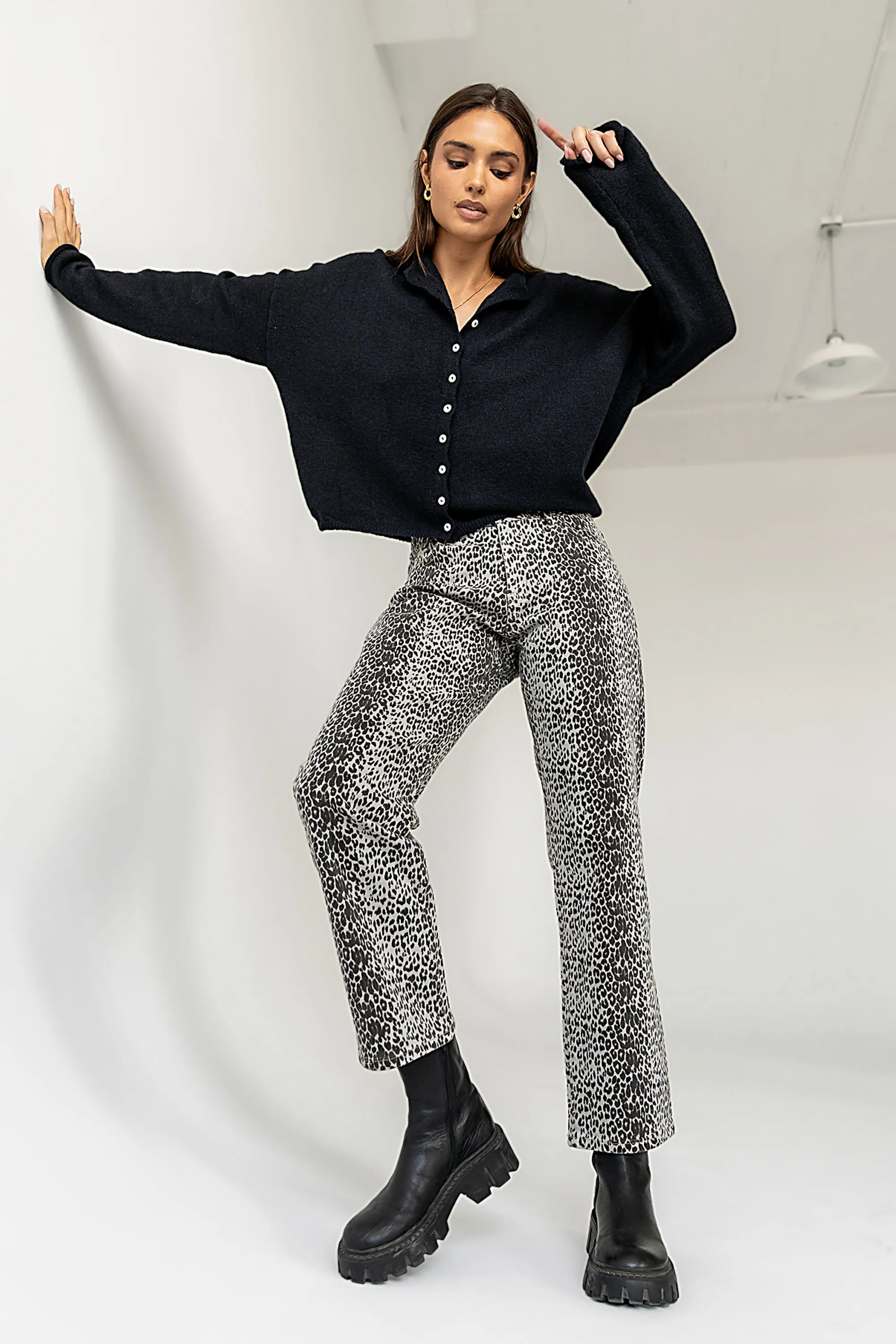 Maci Cardigan in Navy sold by bohme product image thumbnail 3