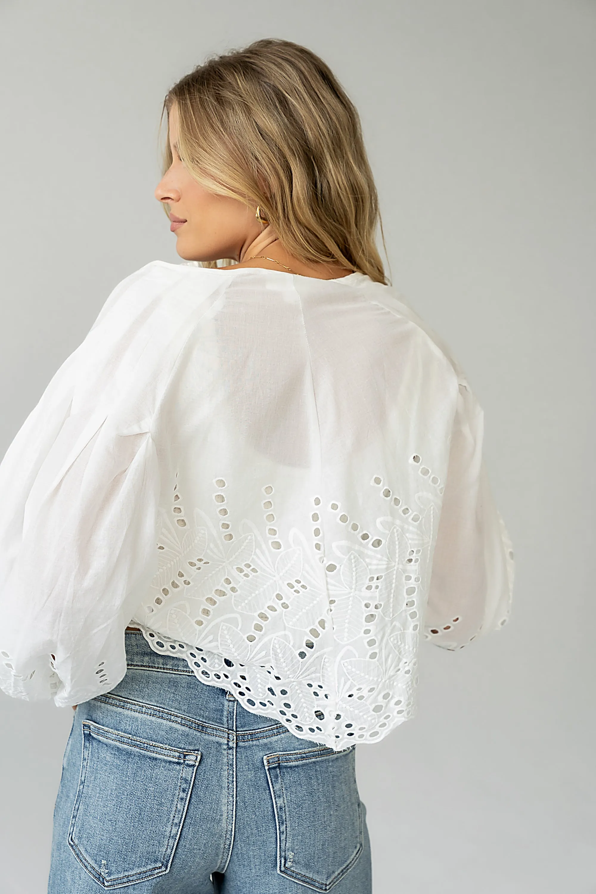Lettie Embroidered Blouse sold by bohme product image thumbnail 2