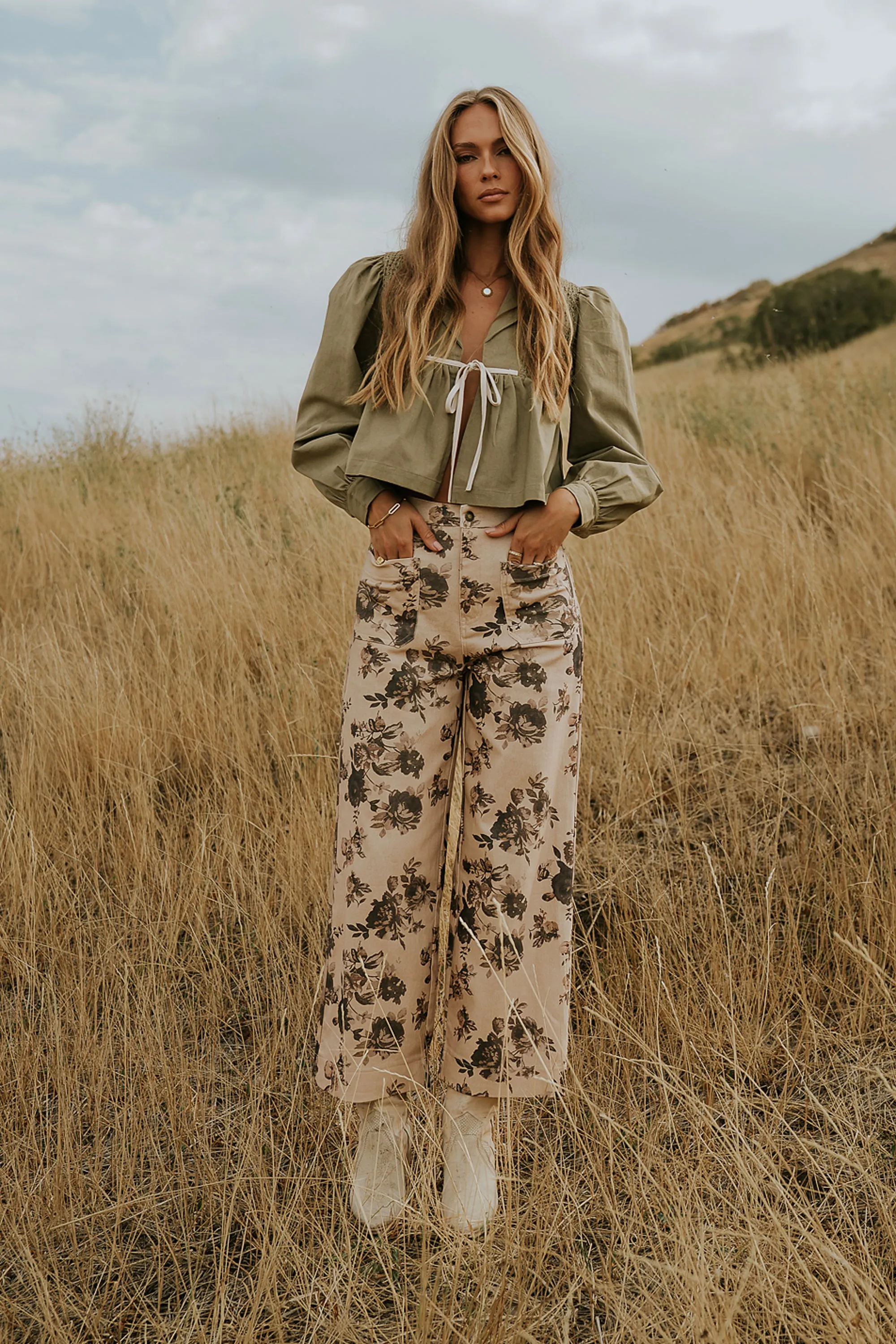 Iris Floral Wide Leg Pants sold by bohme product image thumbnail 4