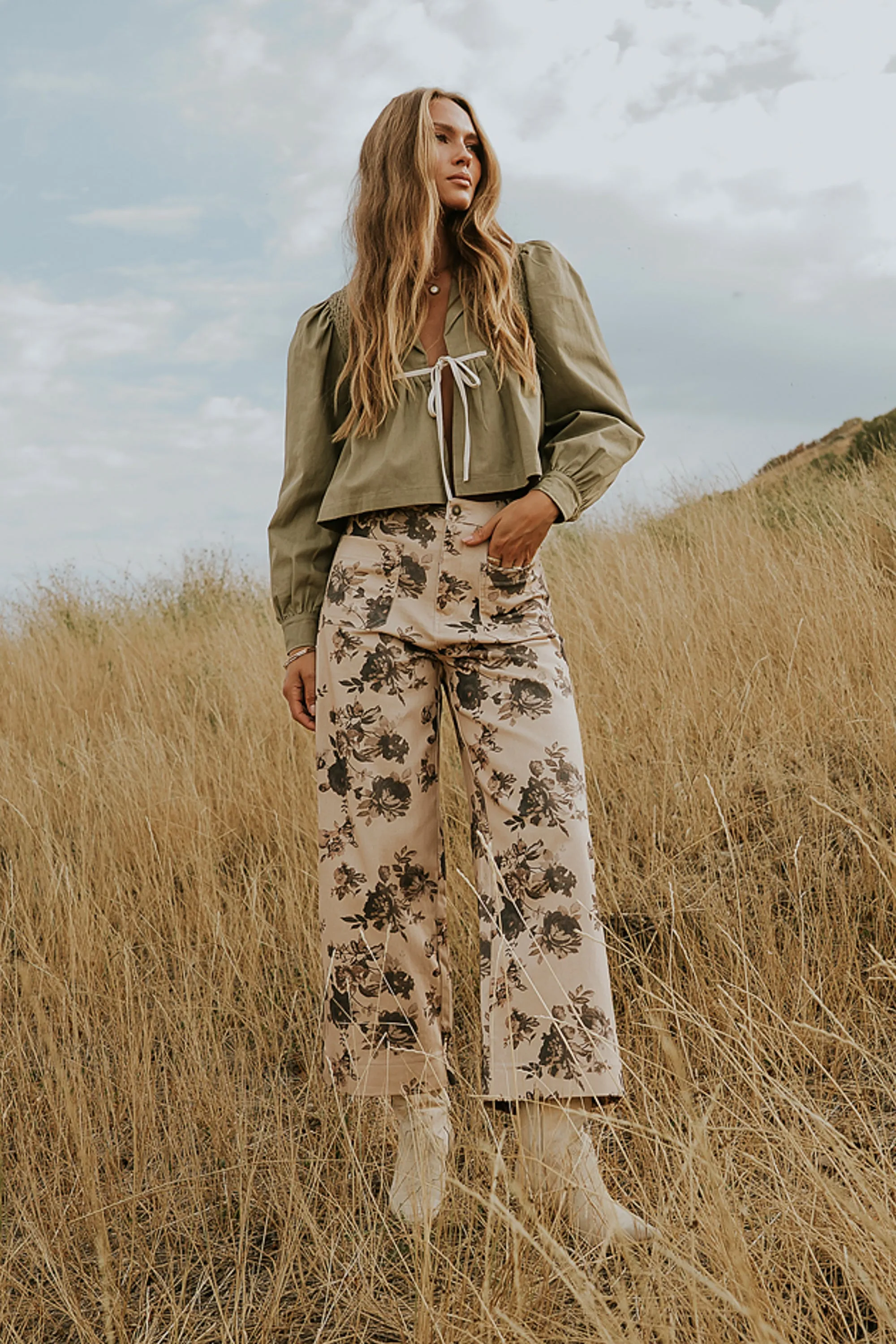 Iris Floral Wide Leg Pants sold by bohme product image thumbnail 2