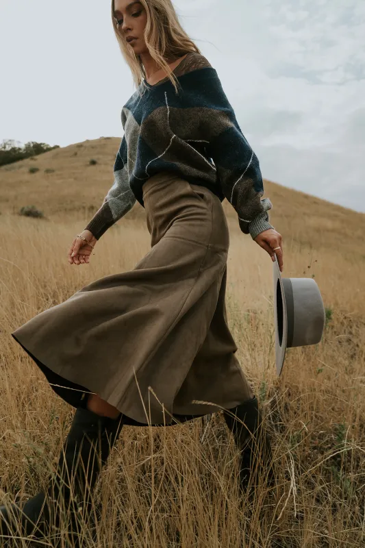 Nicki Midi Skirt sold by bohme