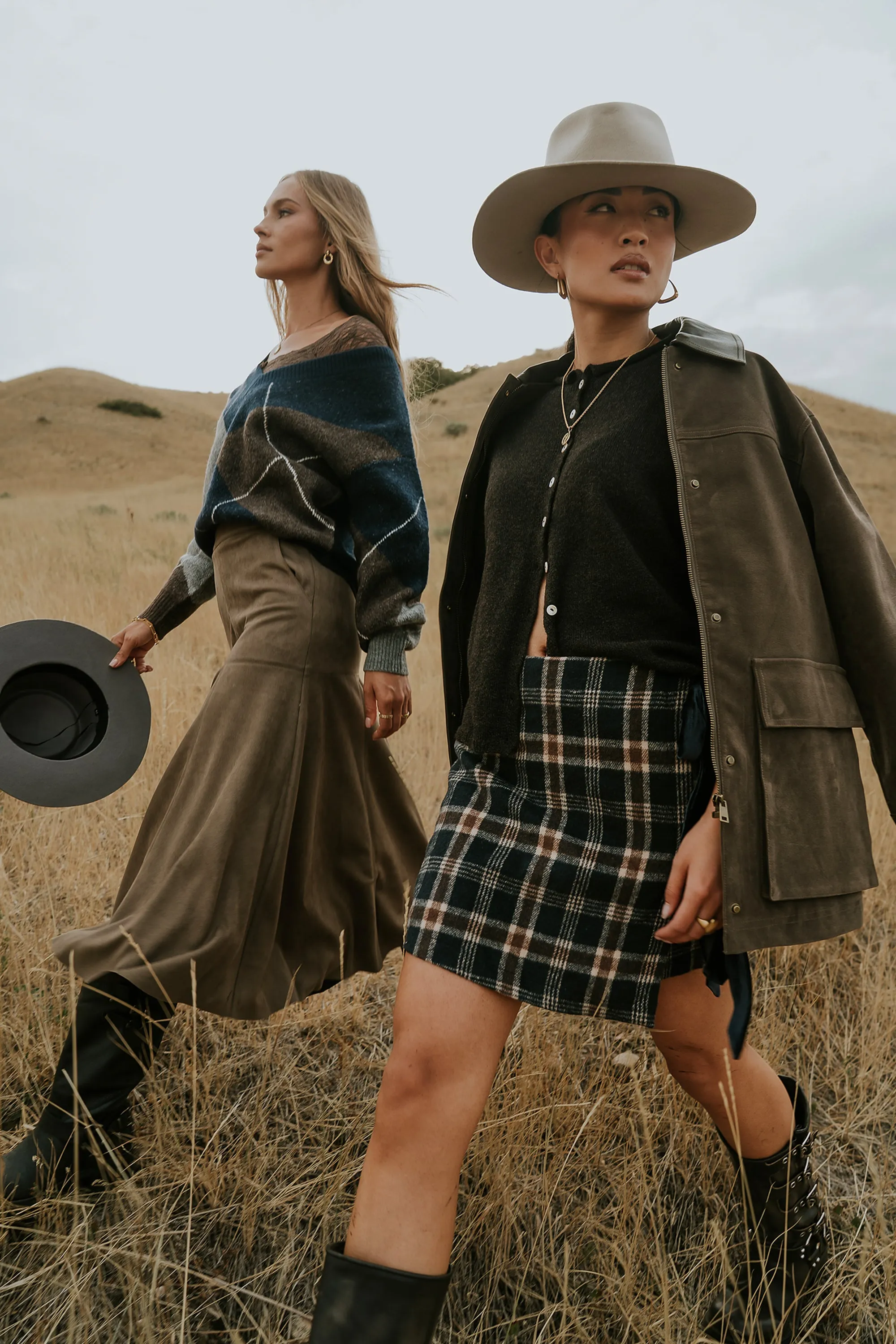 Carly Vegan Leather Jacket in Dark Olive sold by bohme product image thumbnail 3