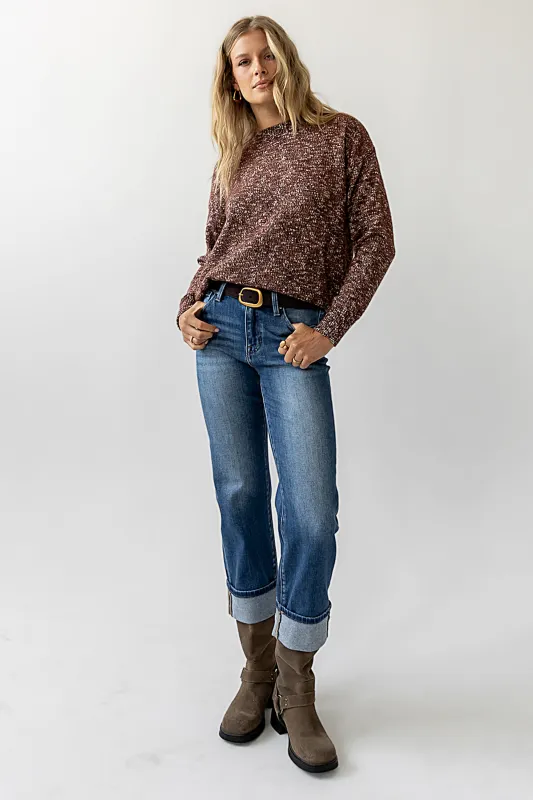 Violet Cuffed Straight Leg Jeans - FINAL SALE sold by bohme