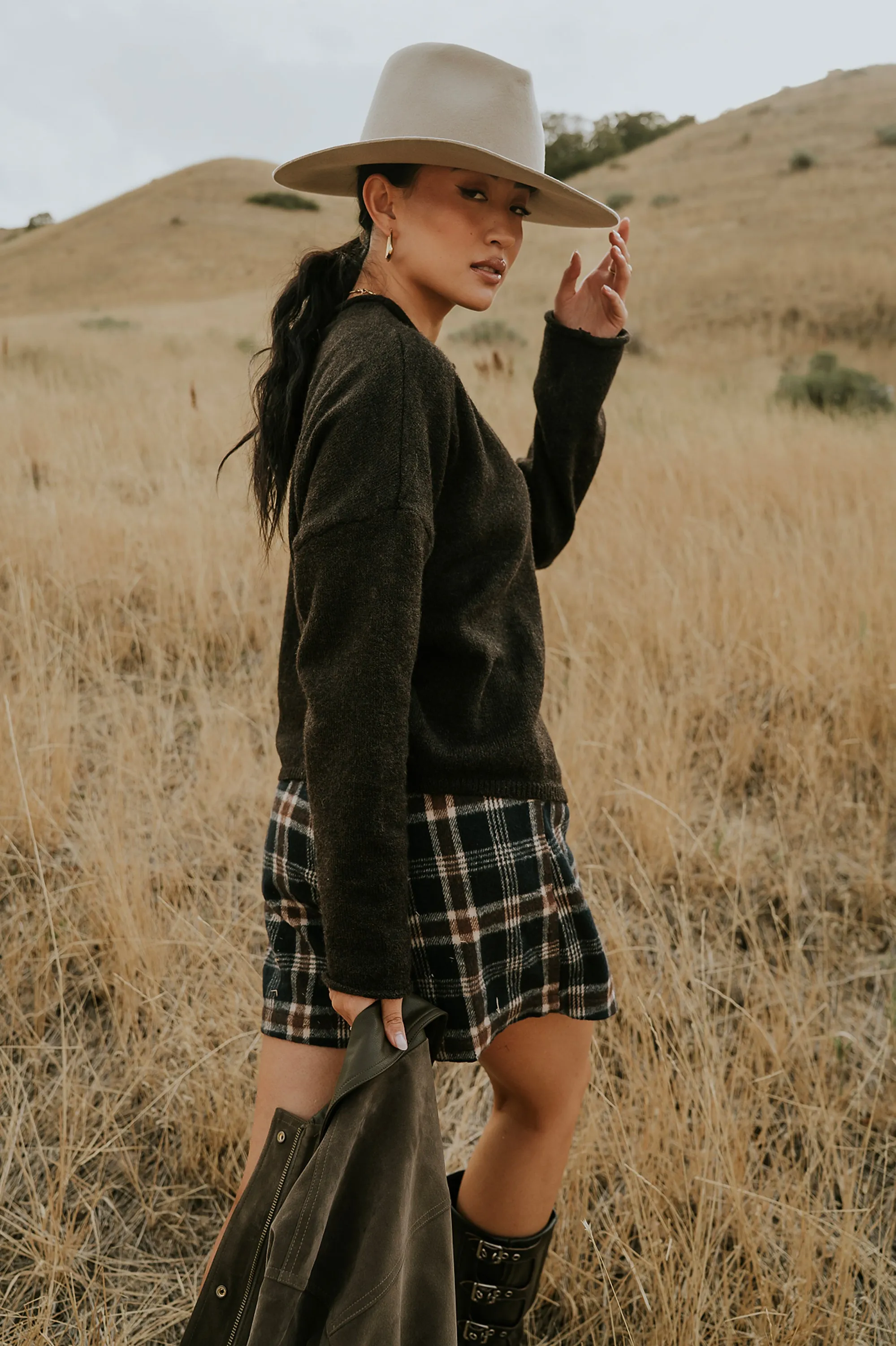 Haven Plaid Mini Skort sold by bohme product image thumbnail 2