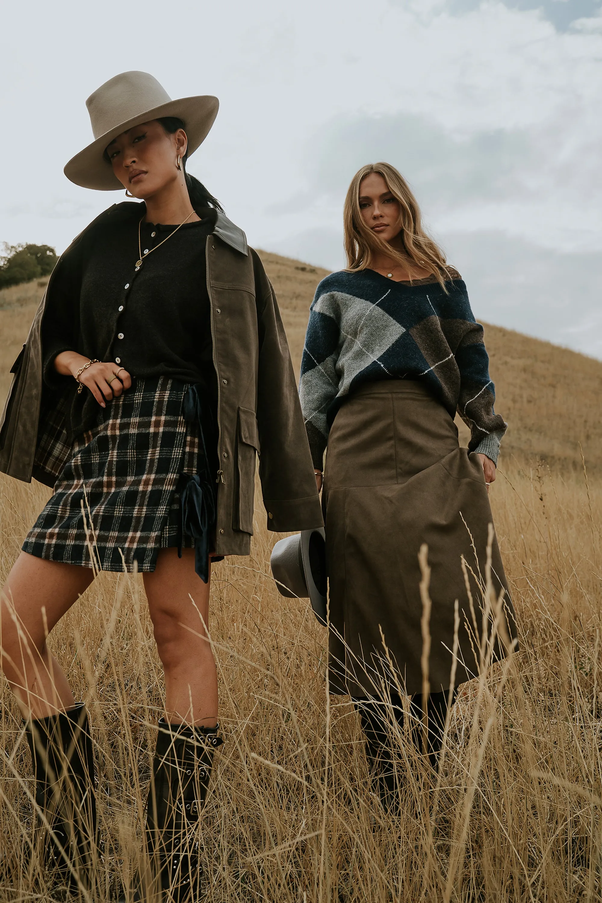 Haven Plaid Mini Skort sold by bohme product image thumbnail 3