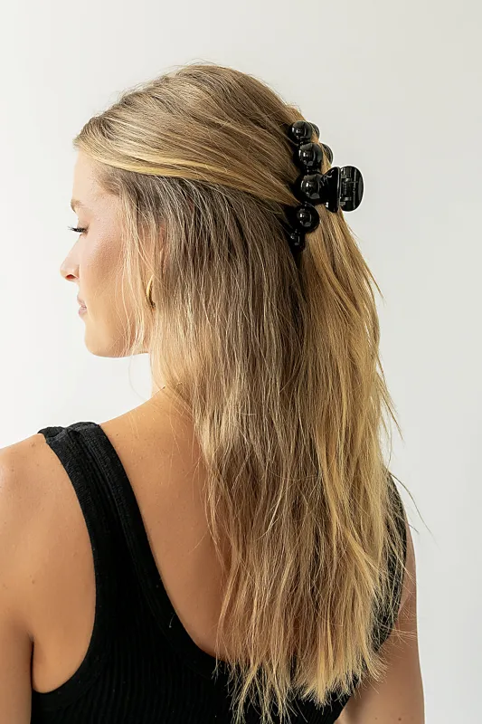 Pearl Claw Clip in Black sold by bohme