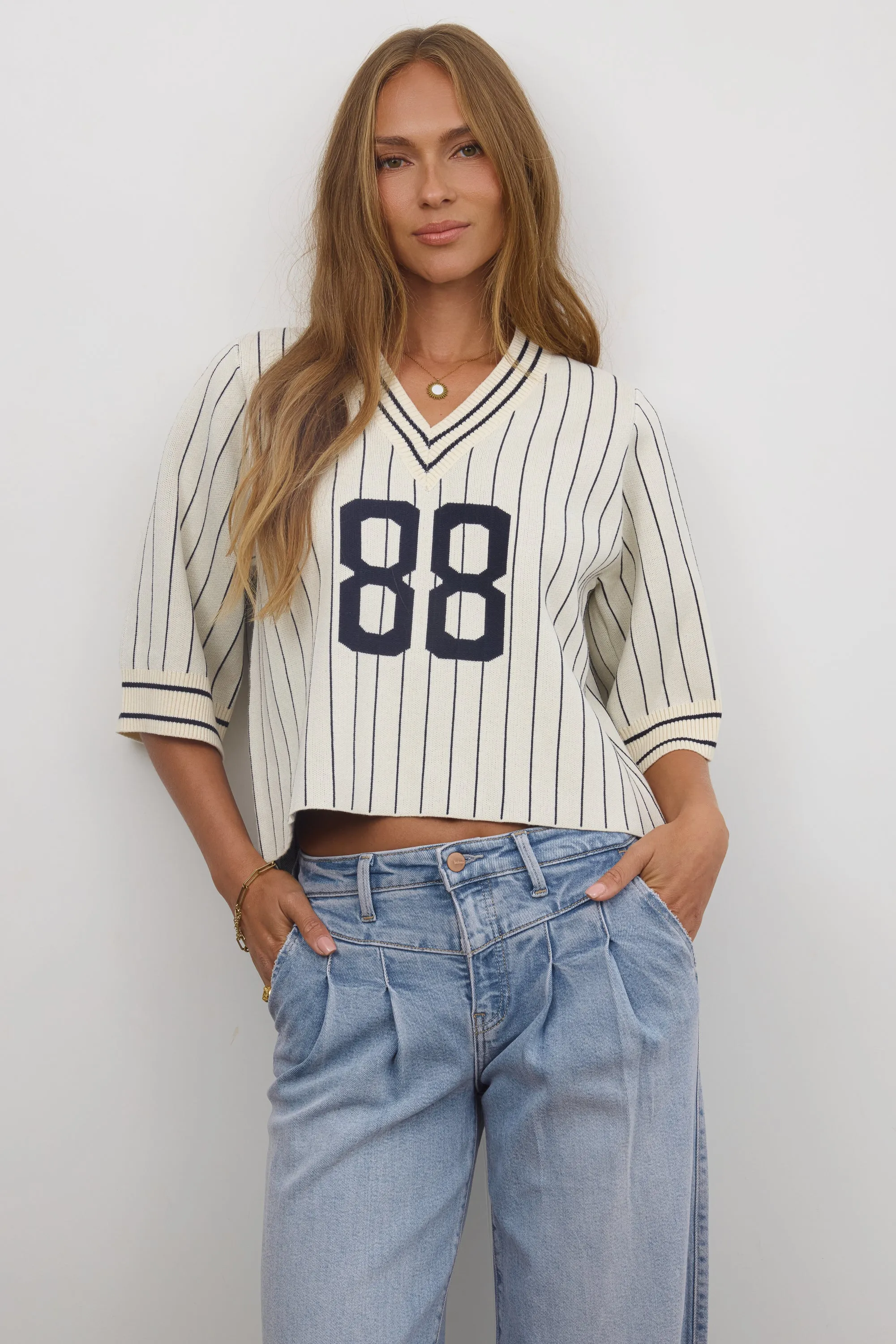 First Base Oversized Sweater sold by bohme product image thumbnail 5