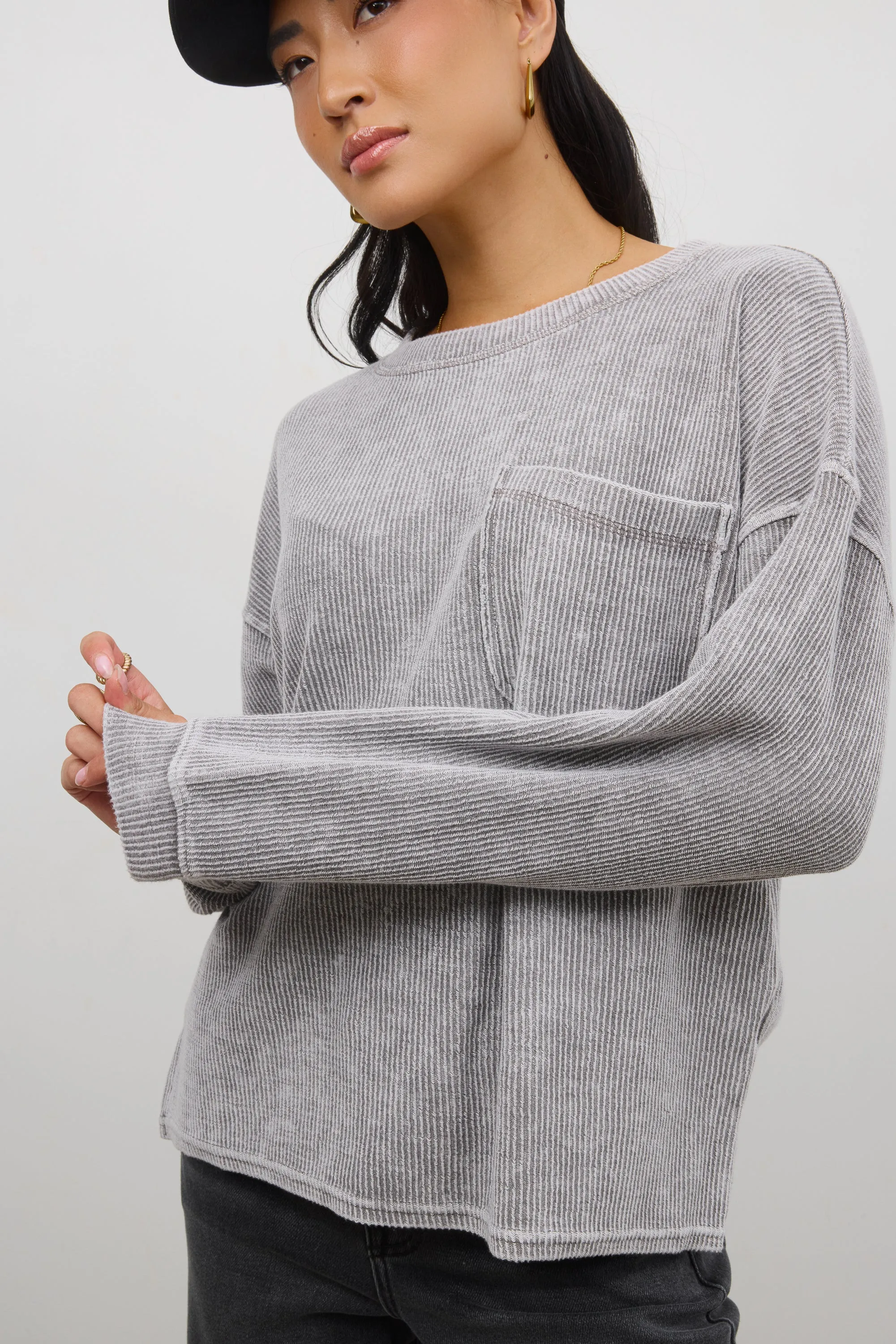 Ellie Oversized Knit Top sold by bohme product image thumbnail 3