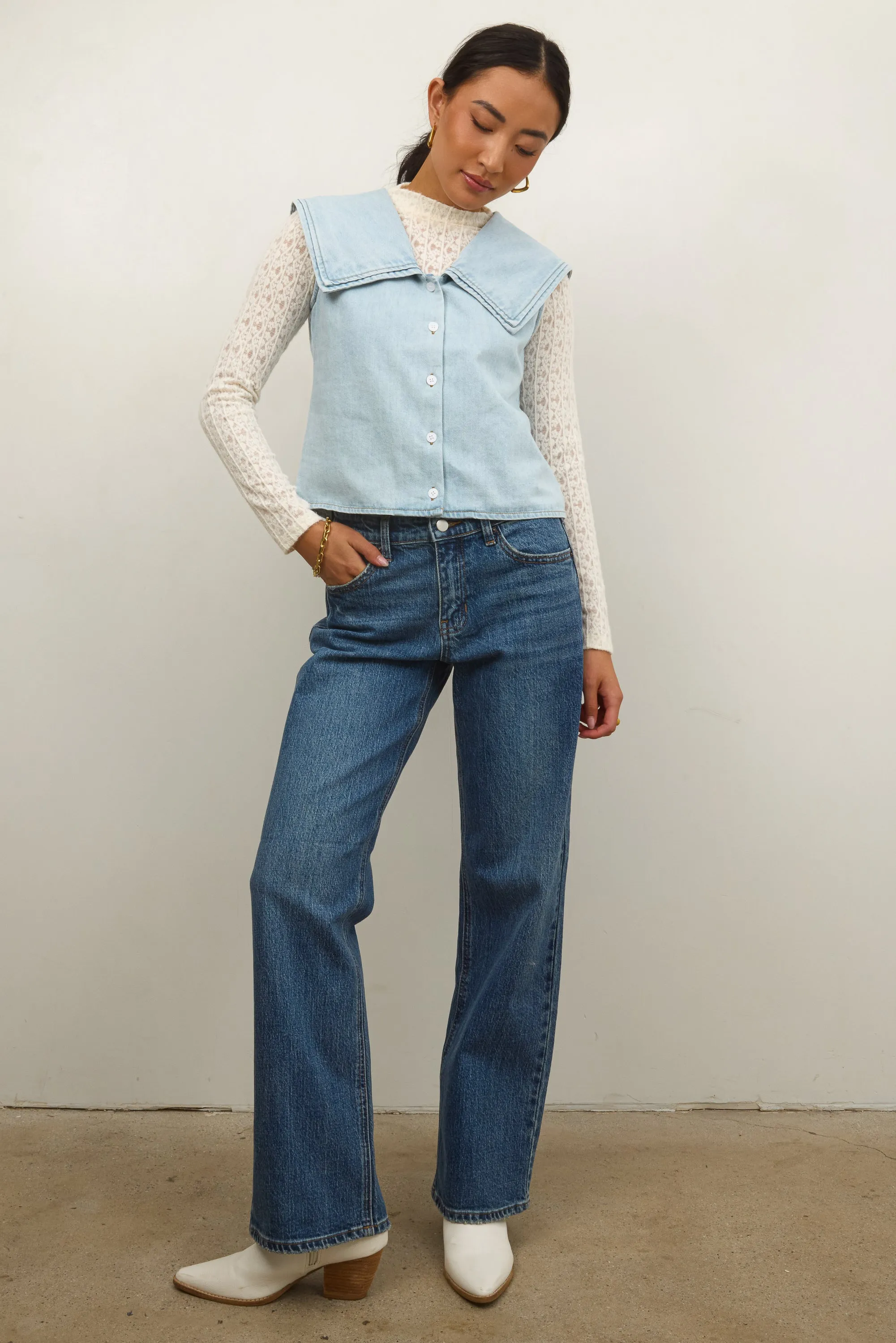 Shayla Denim Blouse sold by bohme product image thumbnail 2