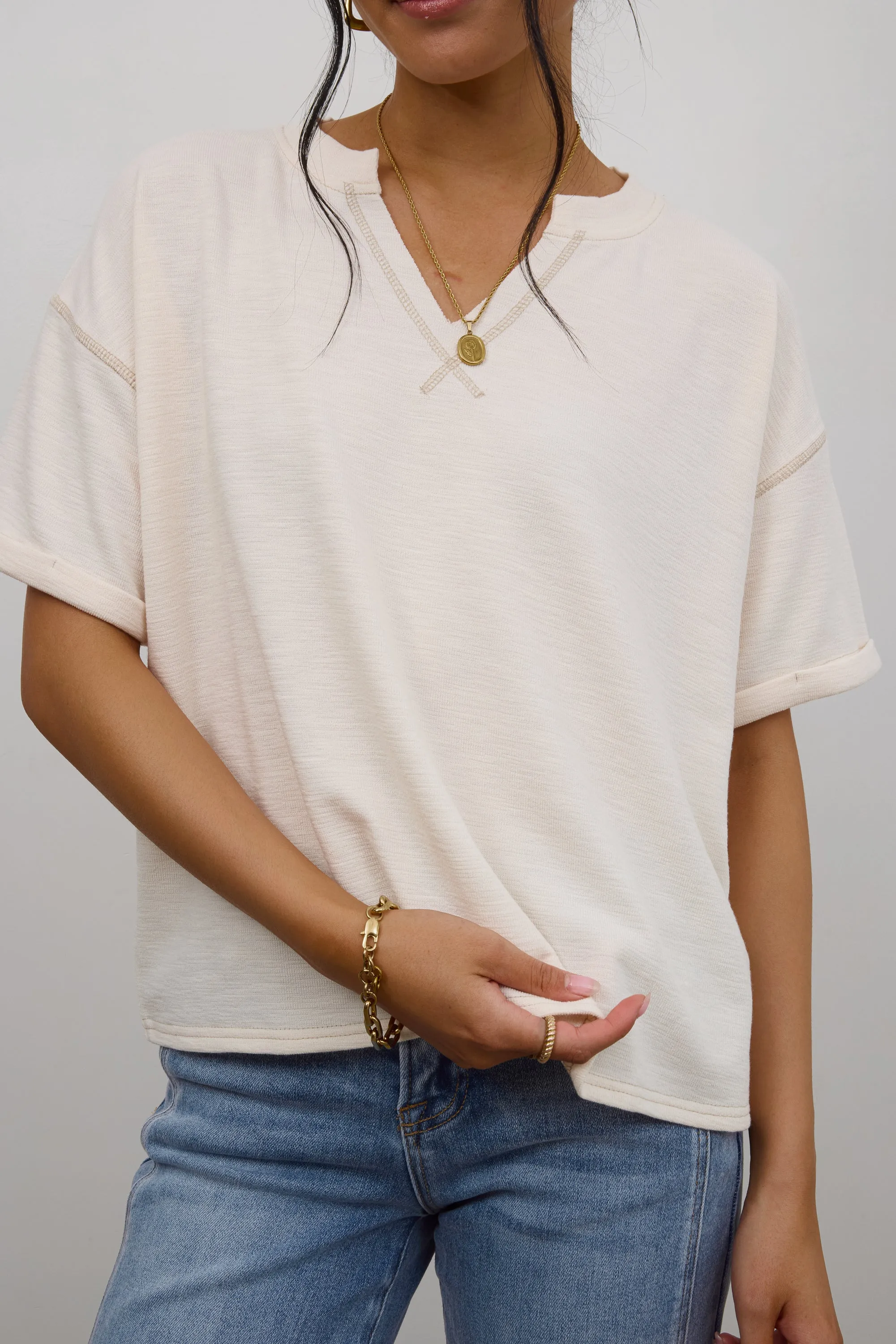 Soren Oversized Top sold by bohme product image thumbnail 5