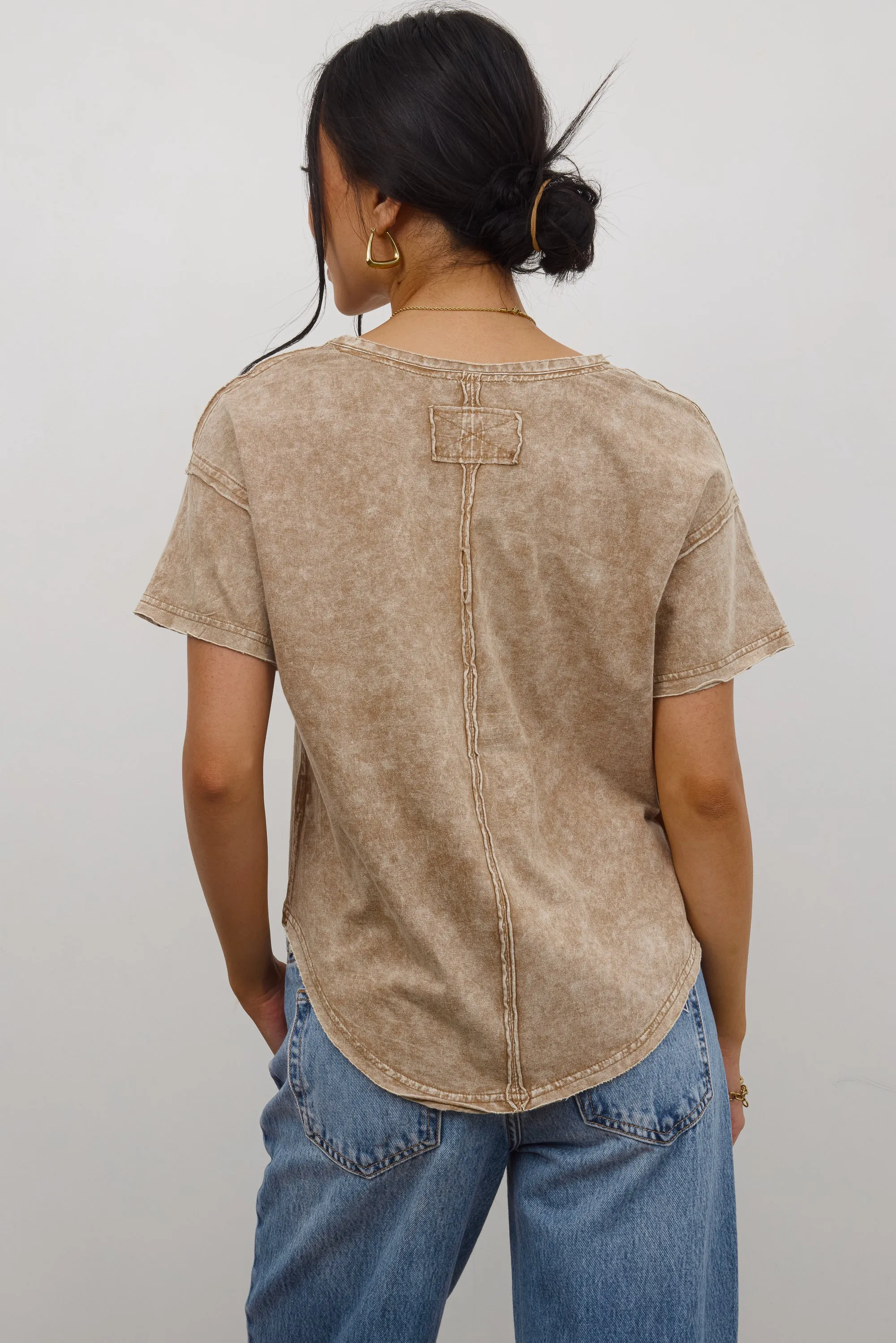 Georgia Knit Top in Brown - FINAL SALE sold by bohme product image thumbnail 2