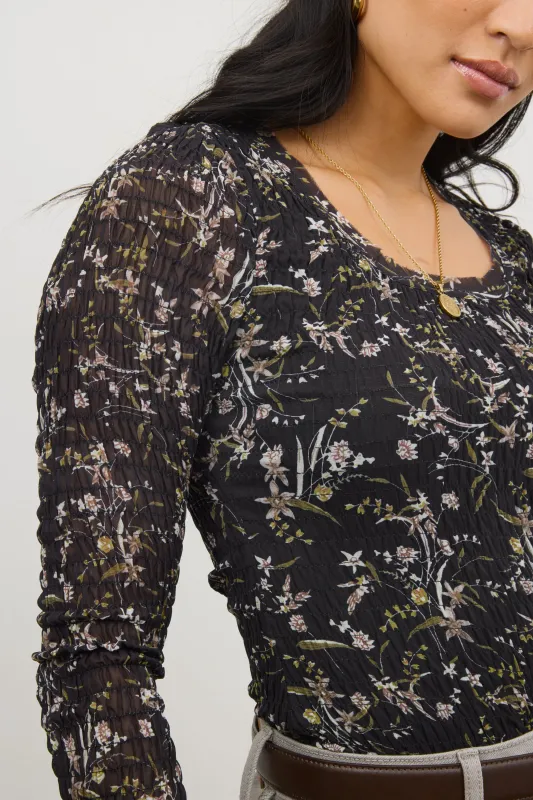 Jessica Smocked Top sold by bohme