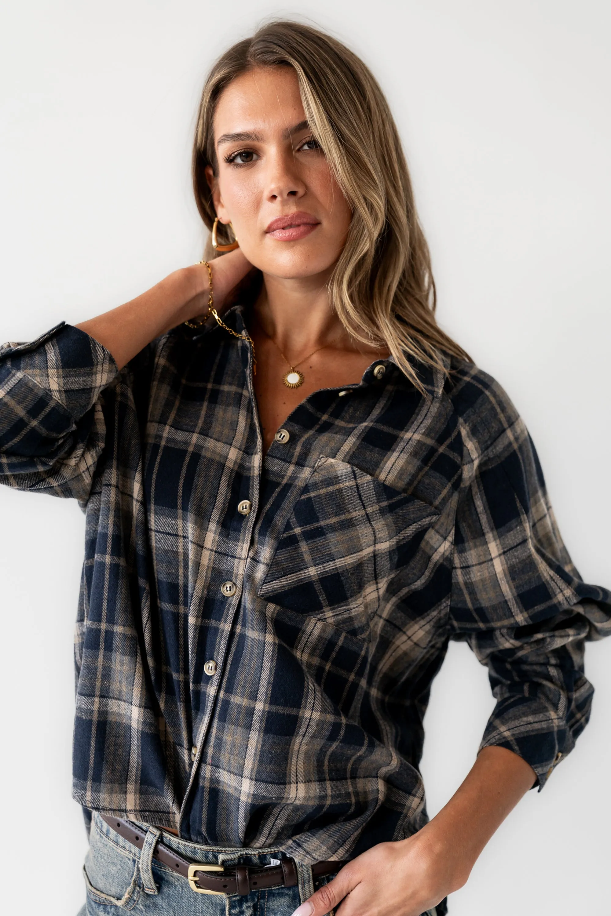 Ramero Oversized Button Up sold by bohme product image thumbnail 5