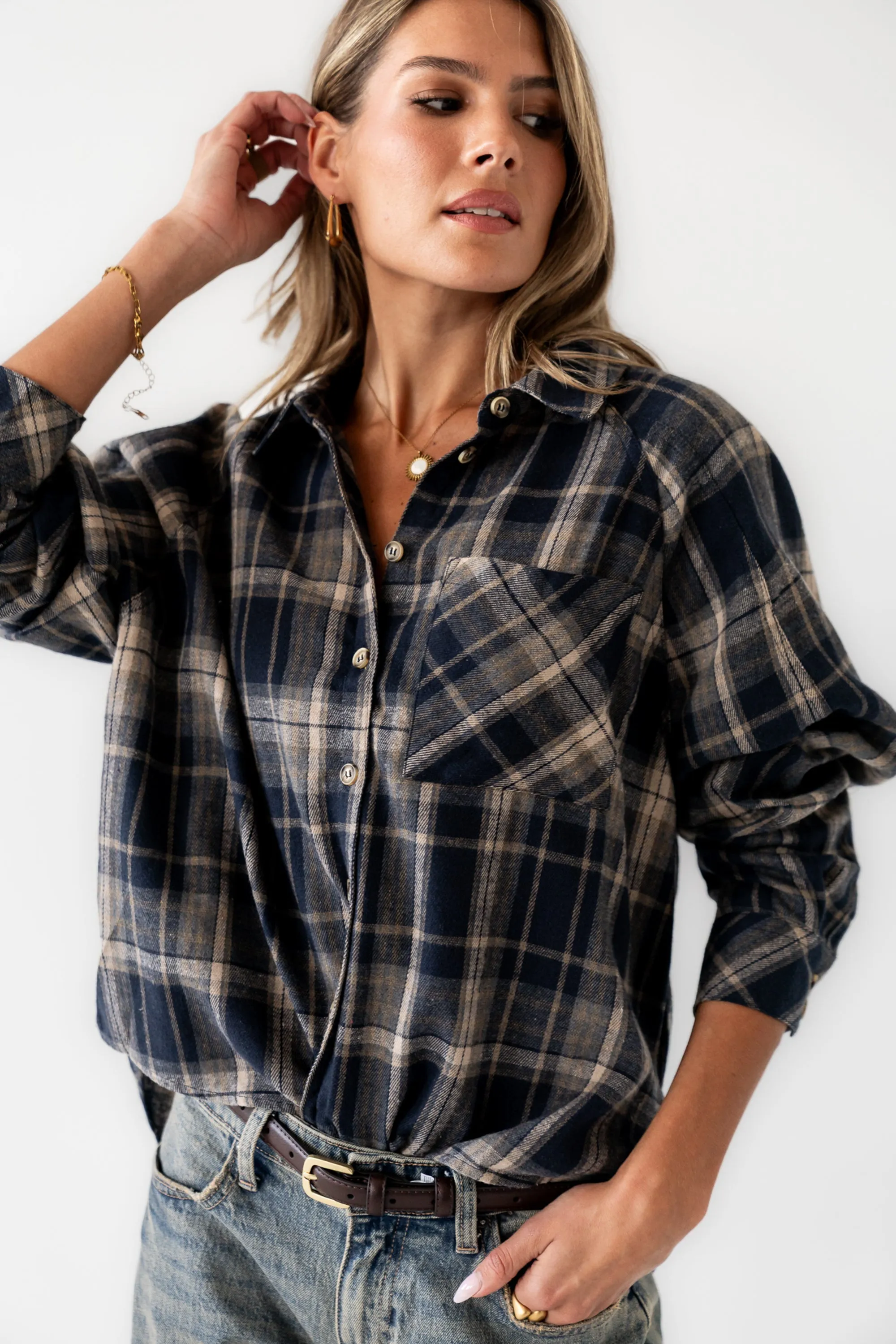 Ramero Oversized Button Up sold by bohme product image thumbnail 4