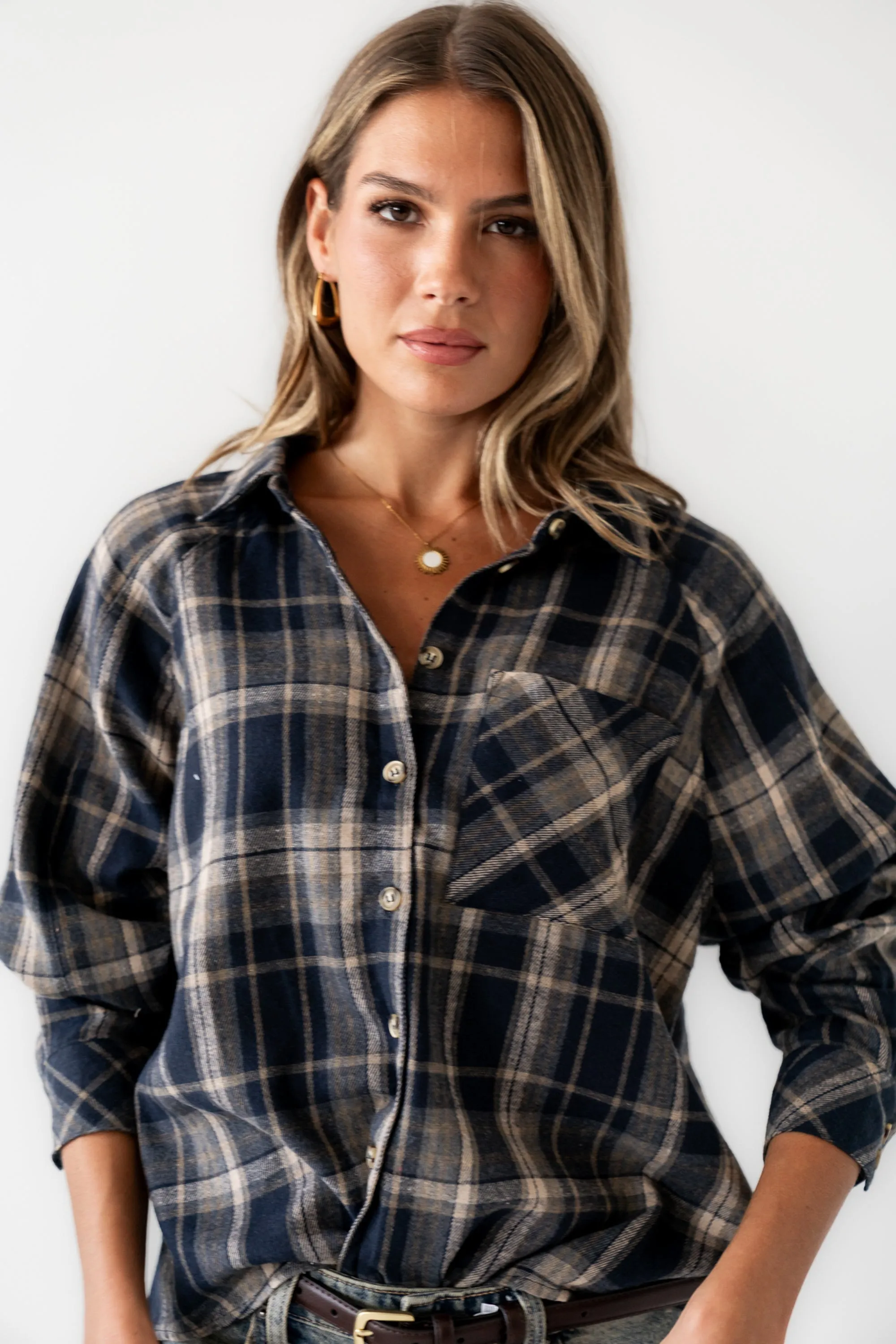 Ramero Oversized Button Up sold by bohme