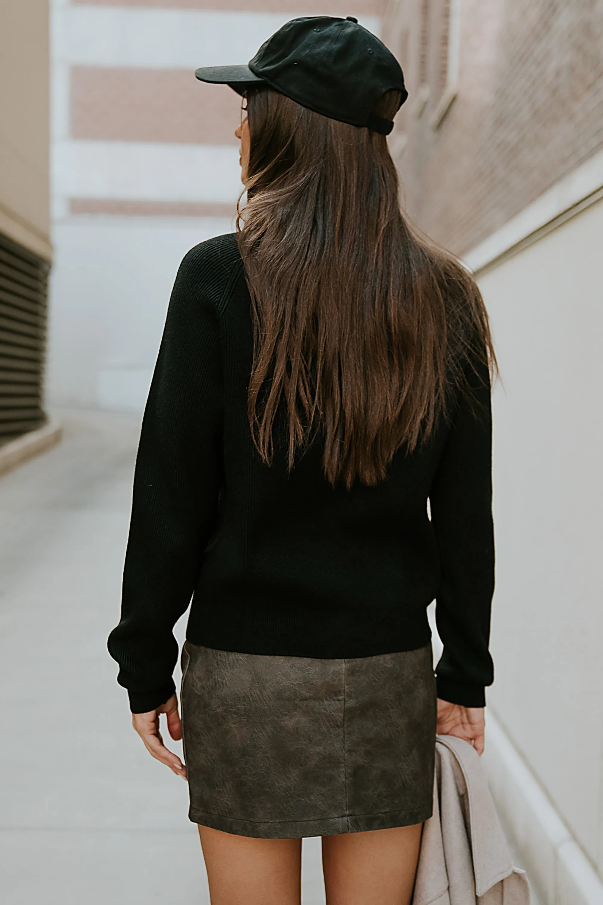 Debbie Ribbed Sweater in Black sold by bohme product image thumbnail 2