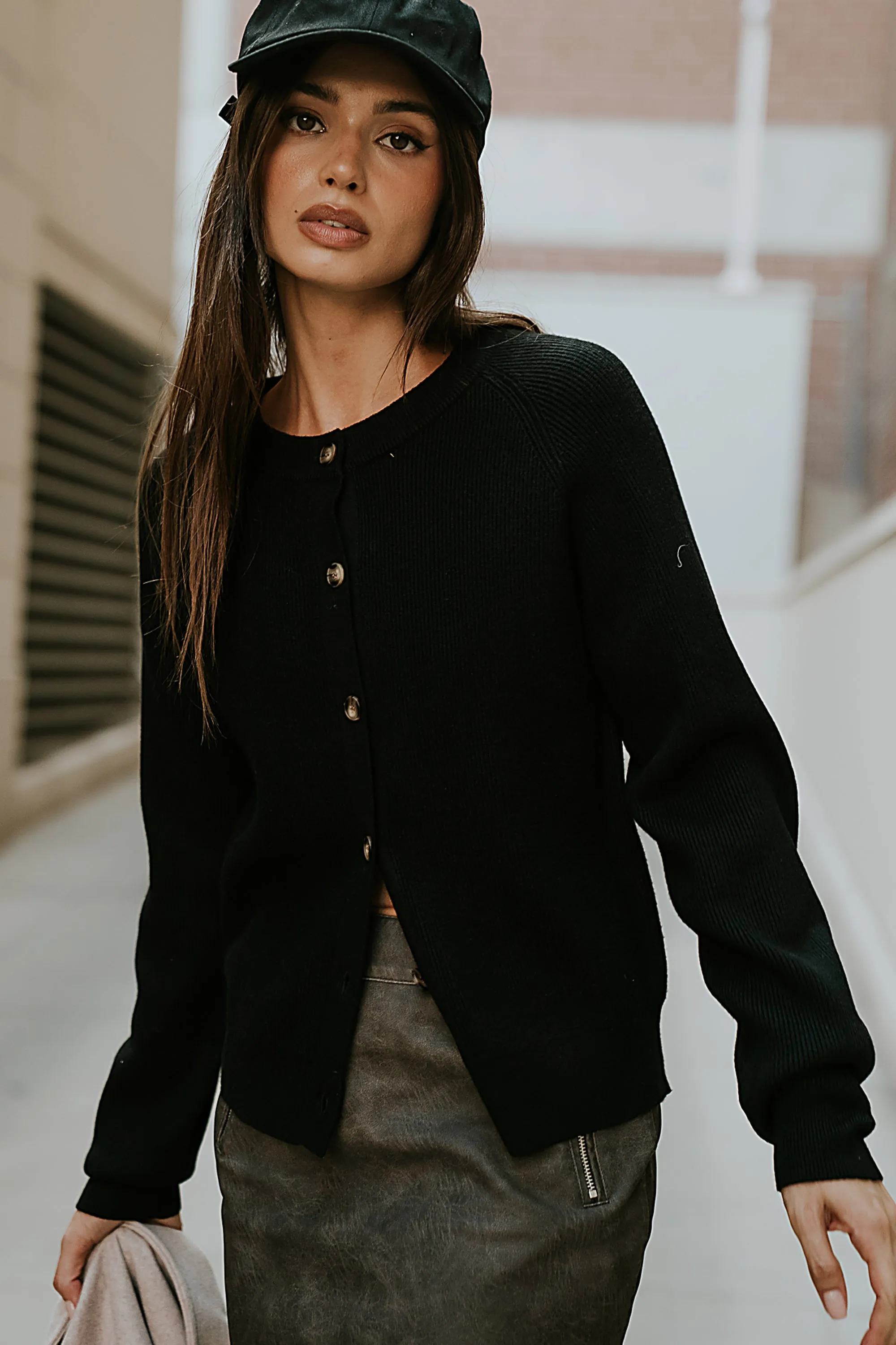 Debbie Ribbed Sweater in Black sold by bohme product image thumbnail 5