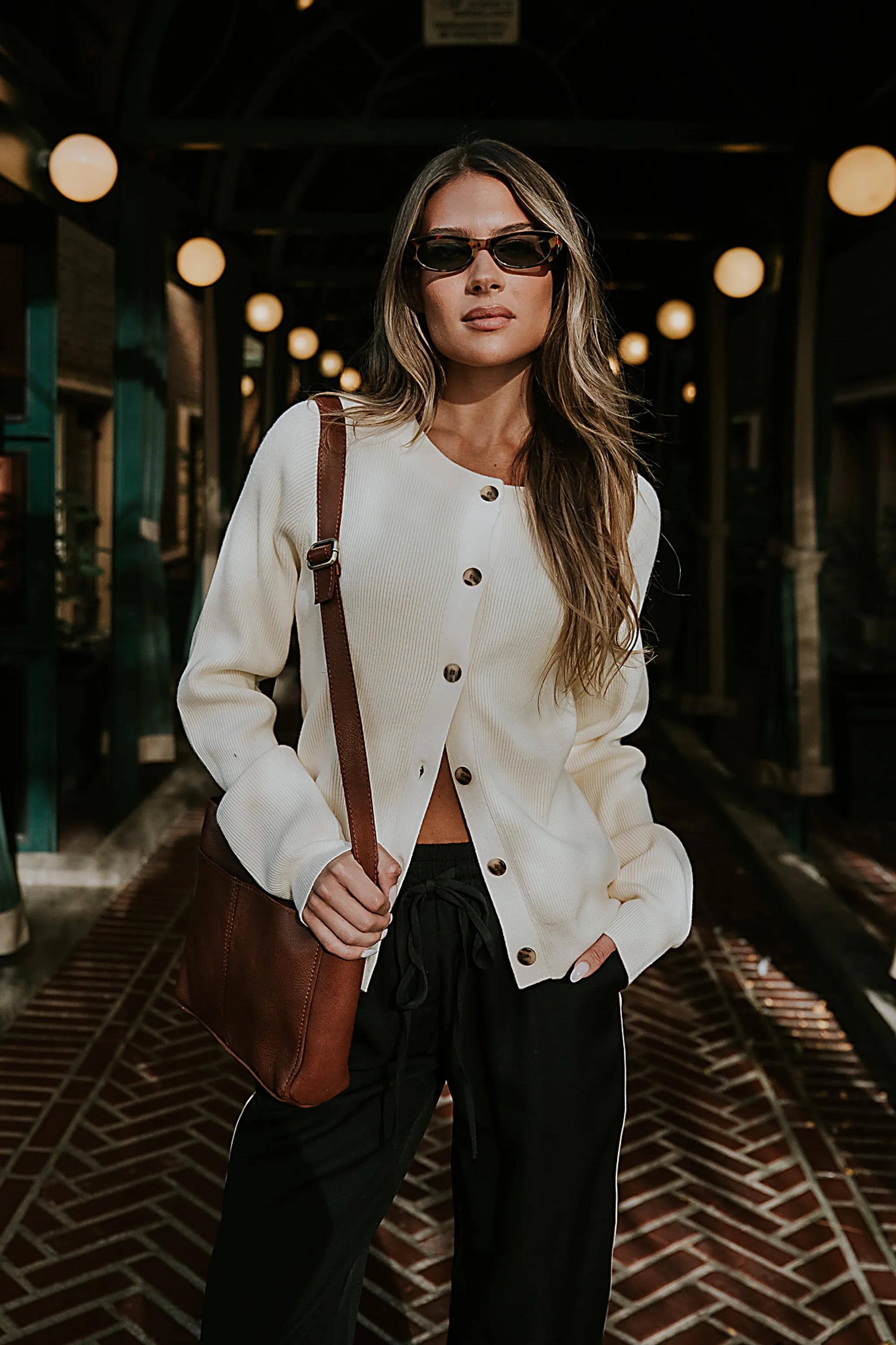 Debbie Ribbed Sweater in Ivory sold by bohme product image thumbnail 2