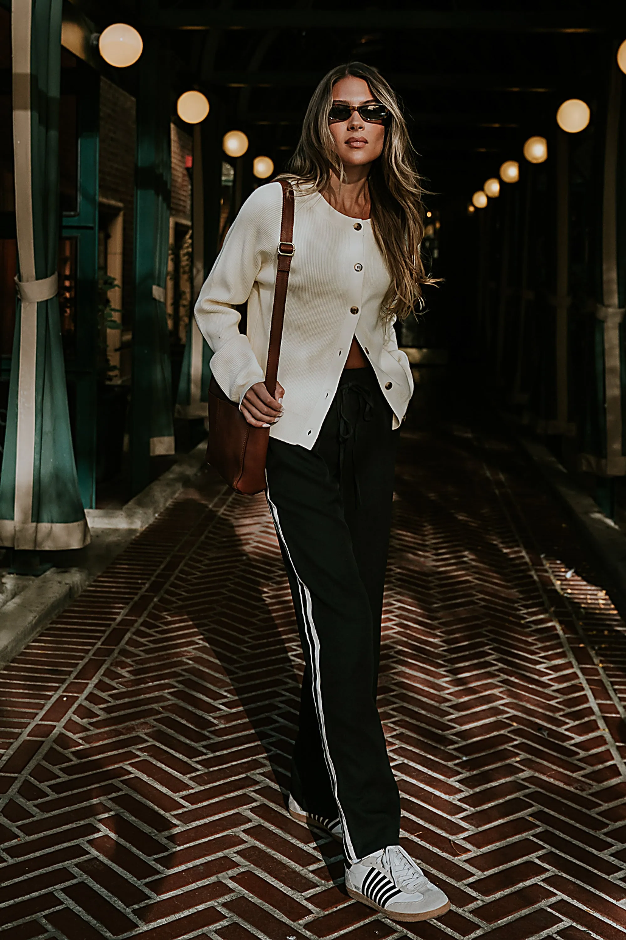 Debbie Ribbed Sweater in Ivory sold by bohme