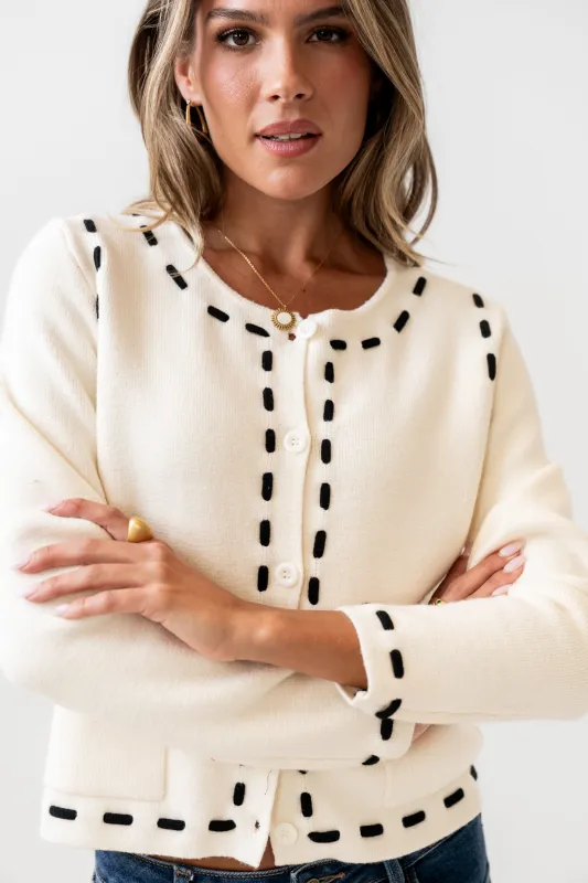 Oliver Knit Cardigan sold by bohme