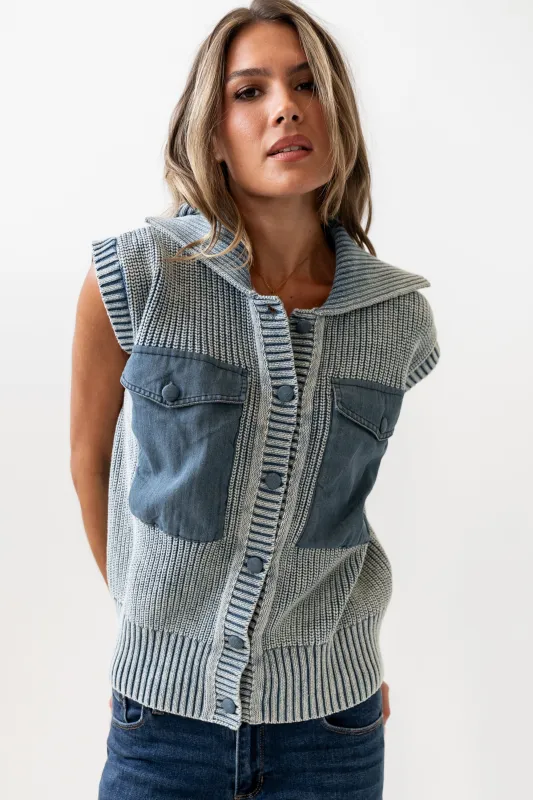 Mabel Knit Vest sold by bohme