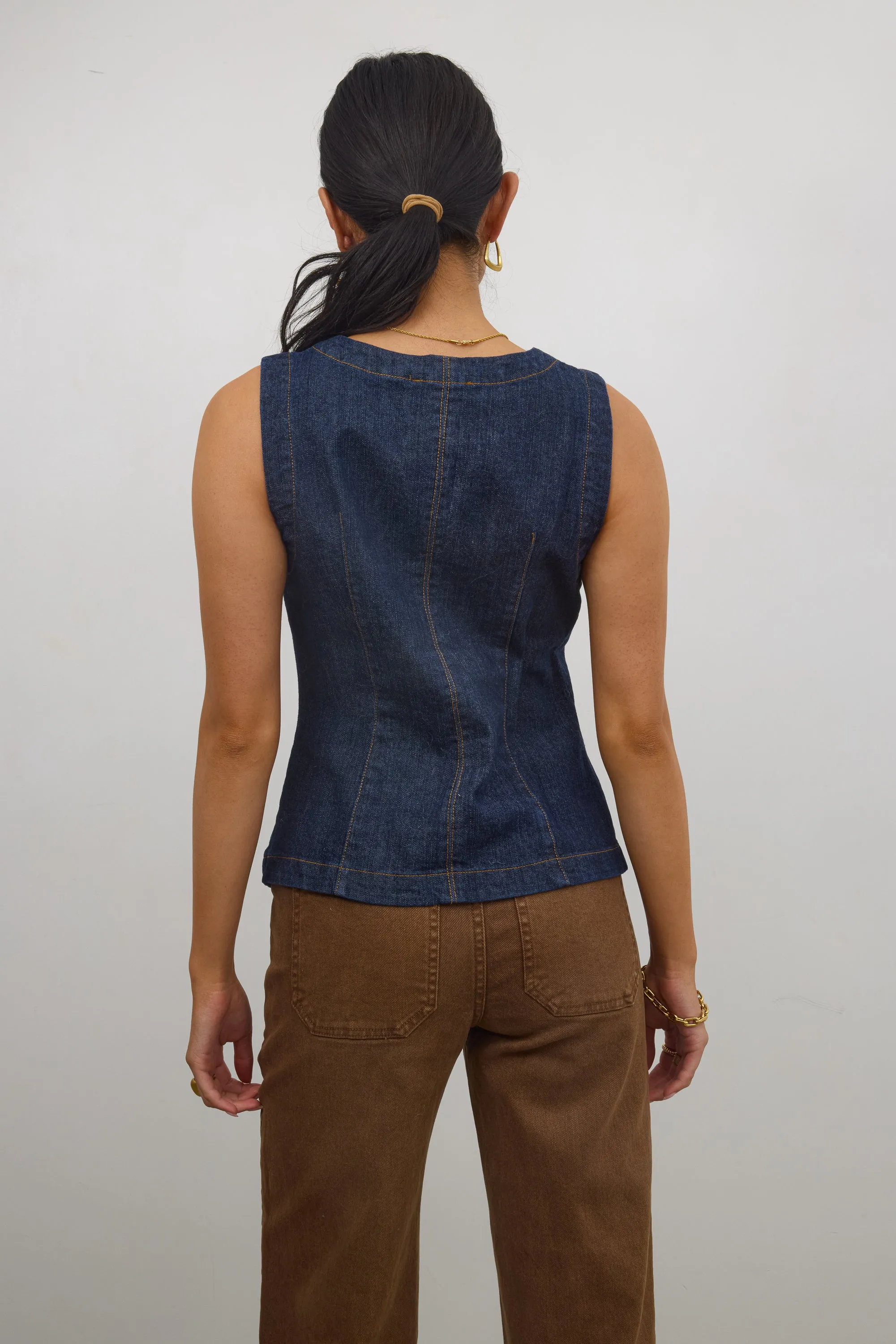 Jenny Denim Vest sold by bohme product image thumbnail 2