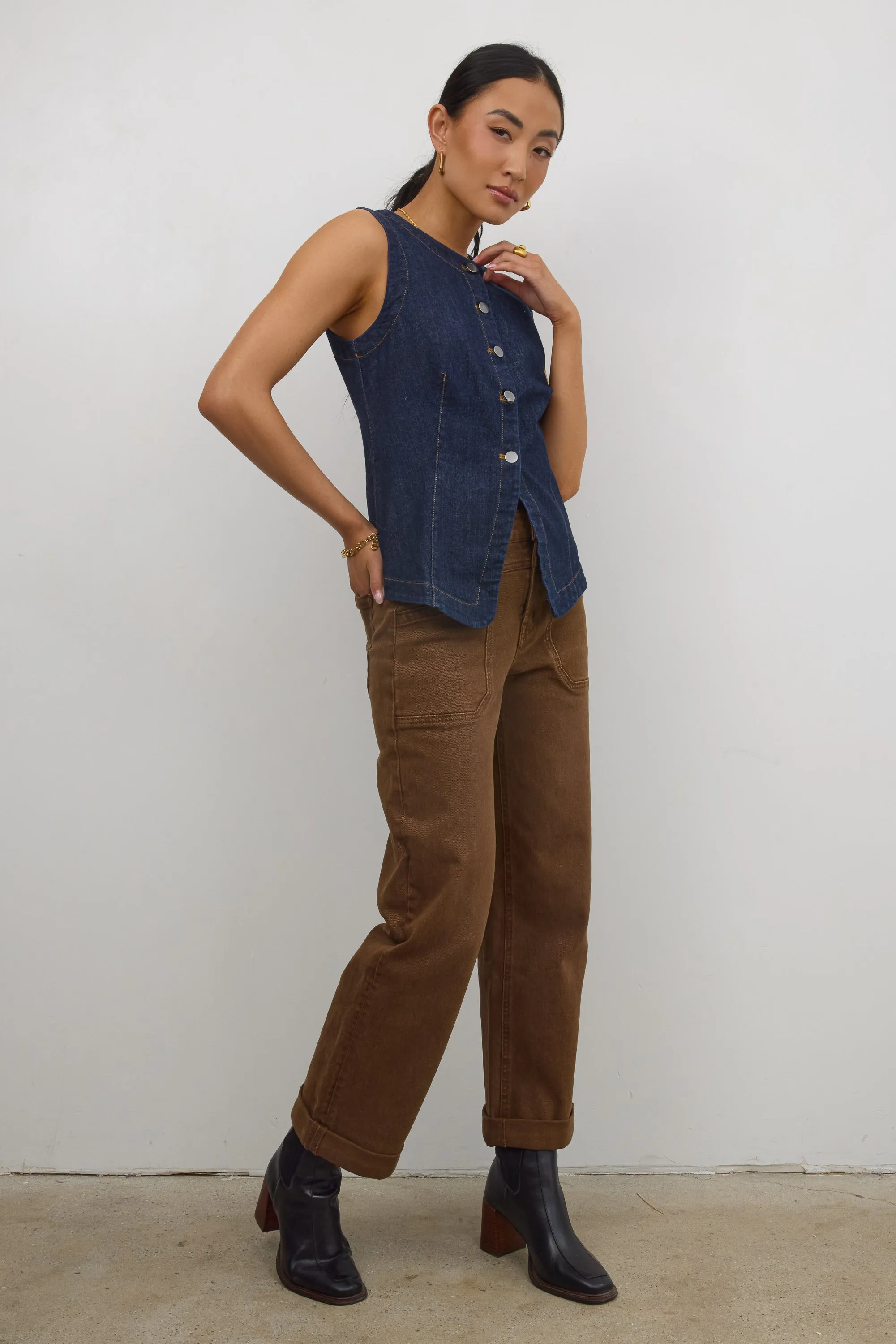 Jenny Denim Vest sold by bohme product image thumbnail 5