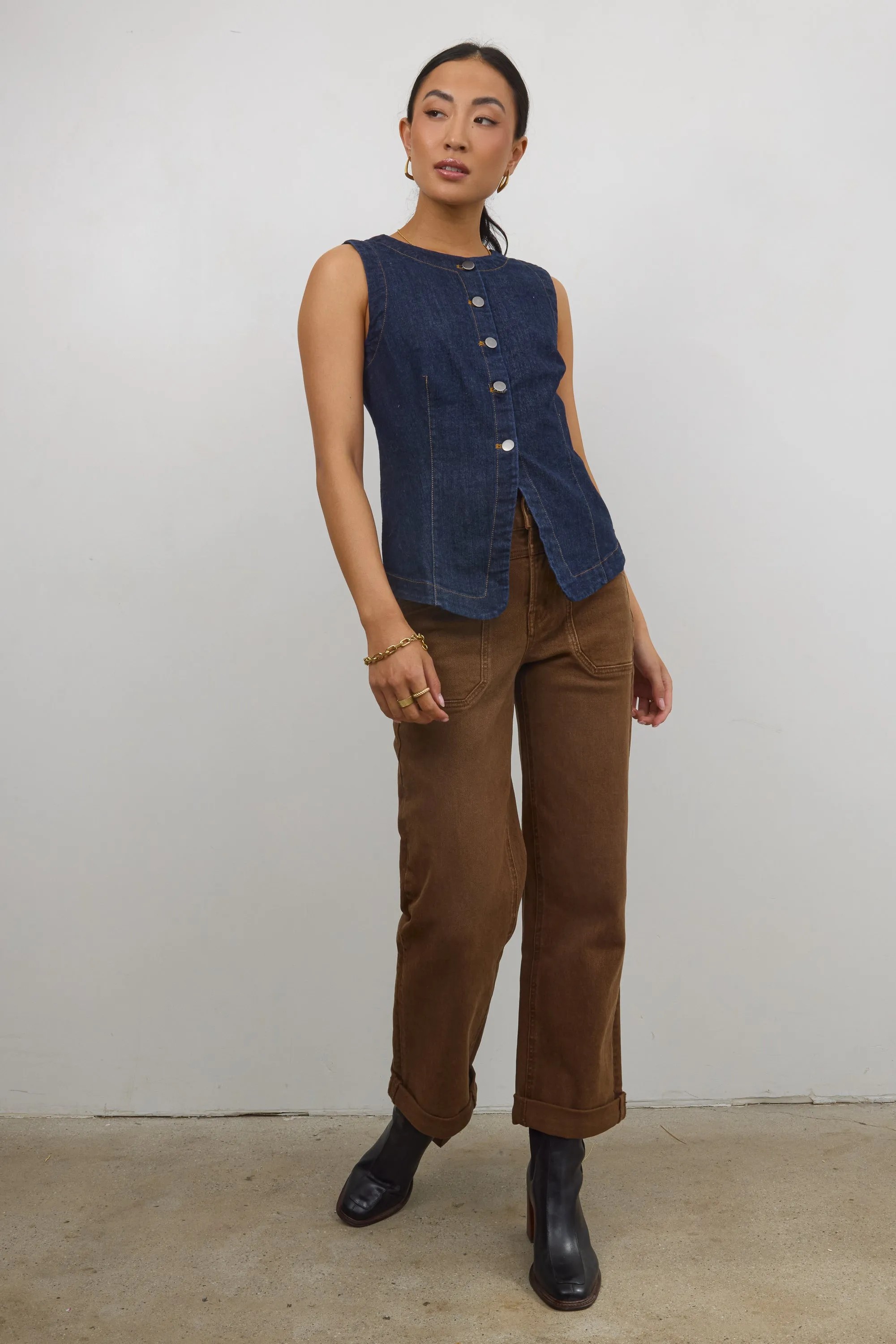 Jenny Denim Vest sold by bohme product image thumbnail 3