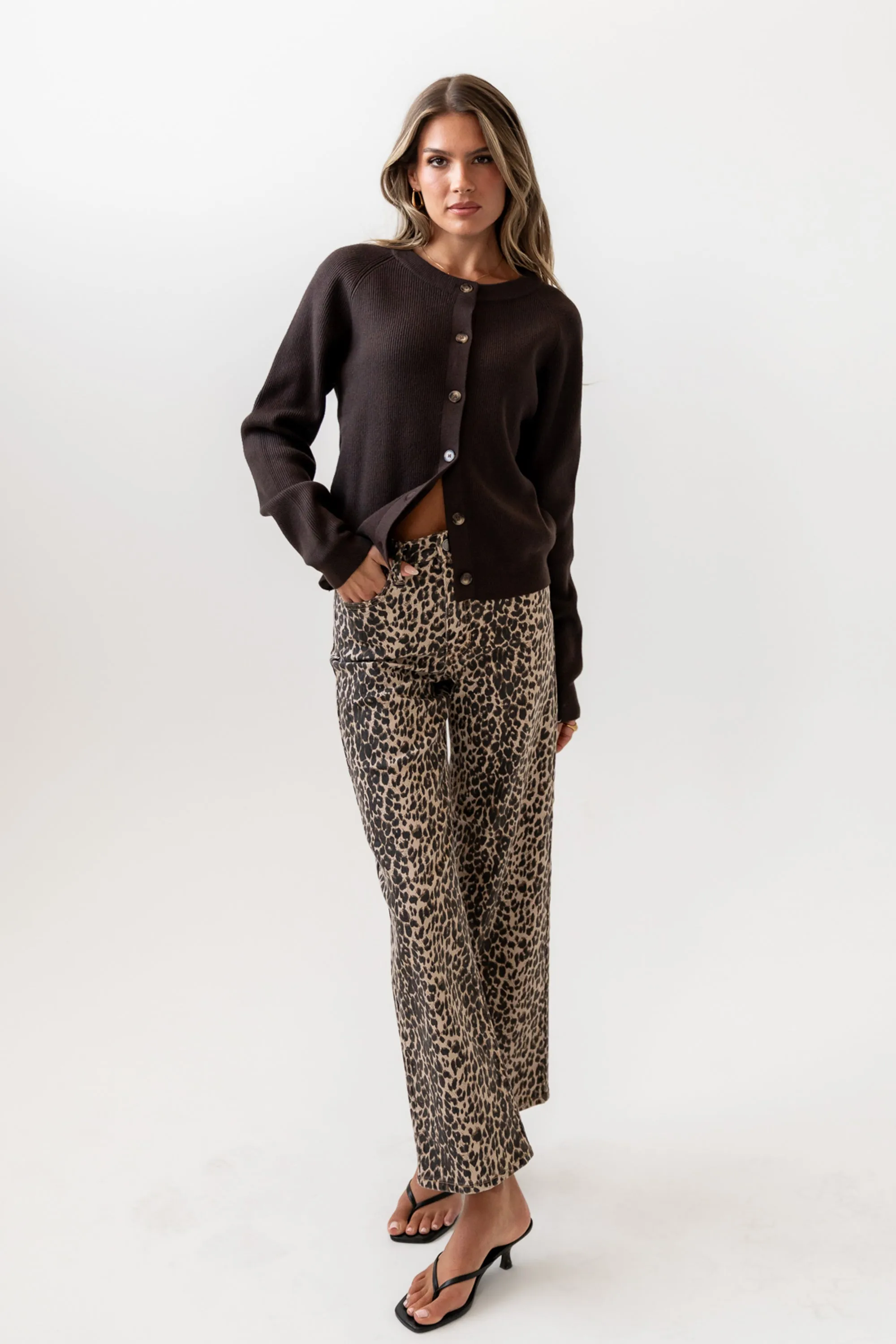 Debbie Ribbed Sweater in Brown sold by bohme product image thumbnail 2