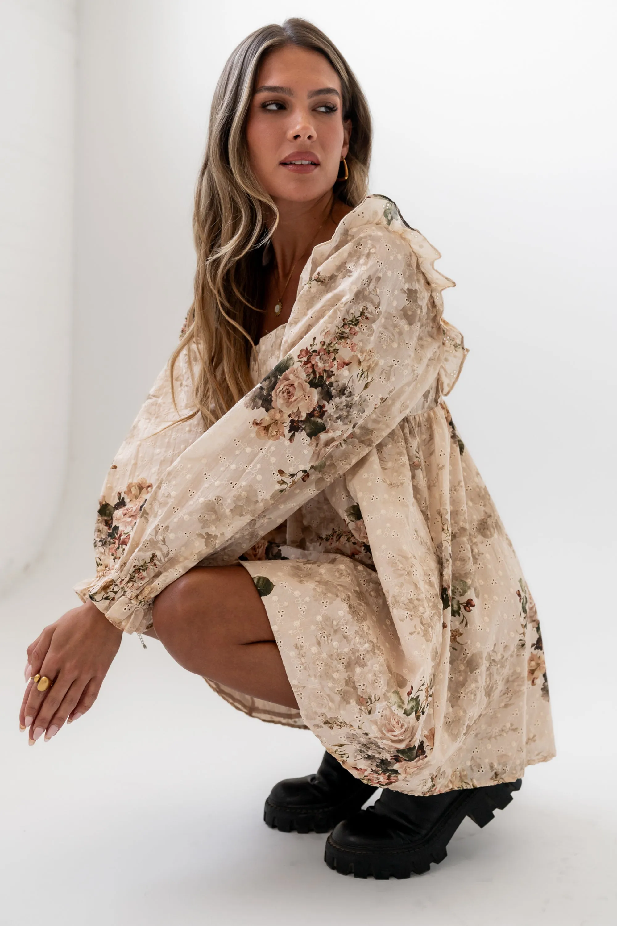 Kathy Floral Mini Dress - FINAL SALE sold by bohme product image thumbnail 2