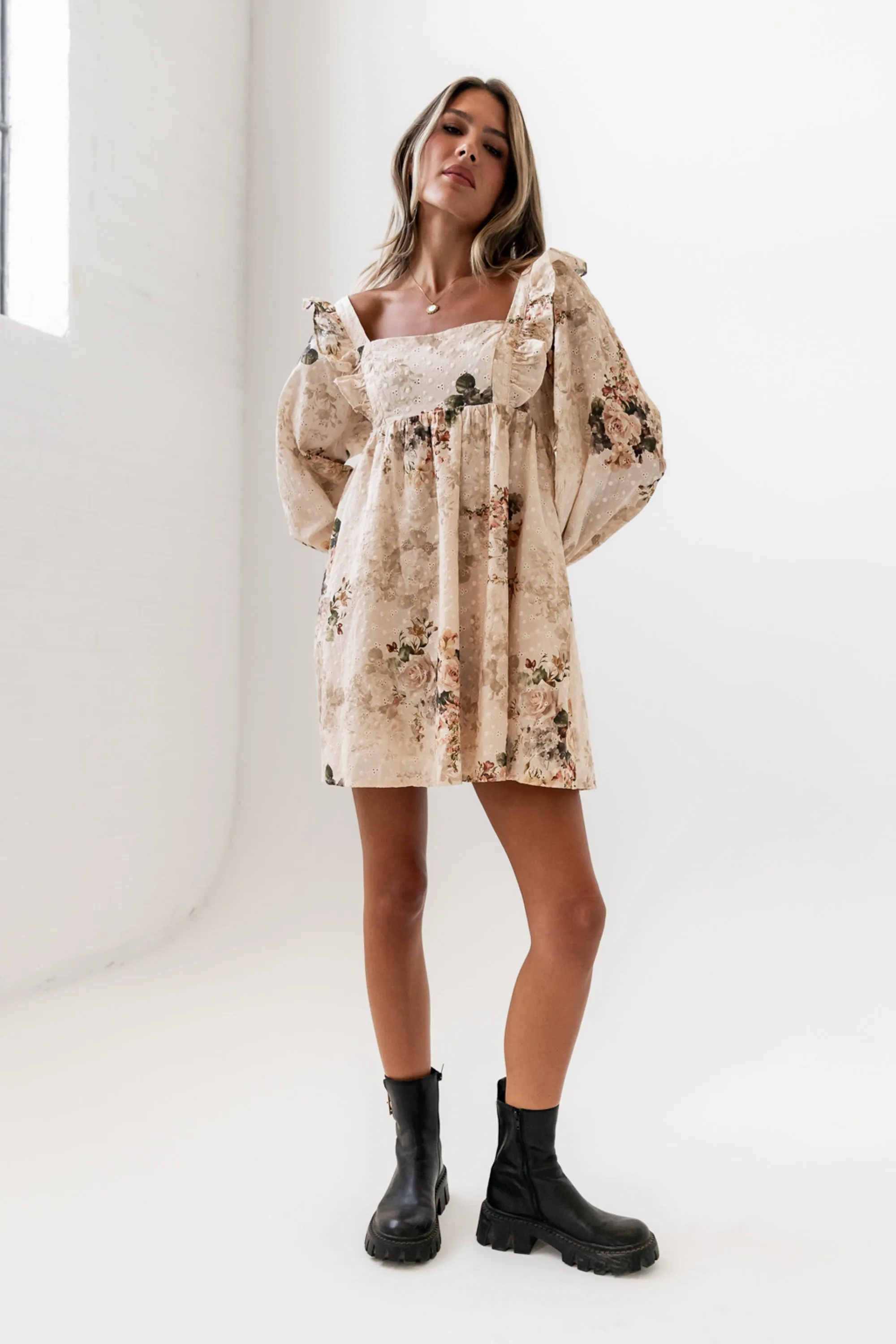 Kathy Floral Mini Dress - FINAL SALE sold by bohme product image thumbnail 5