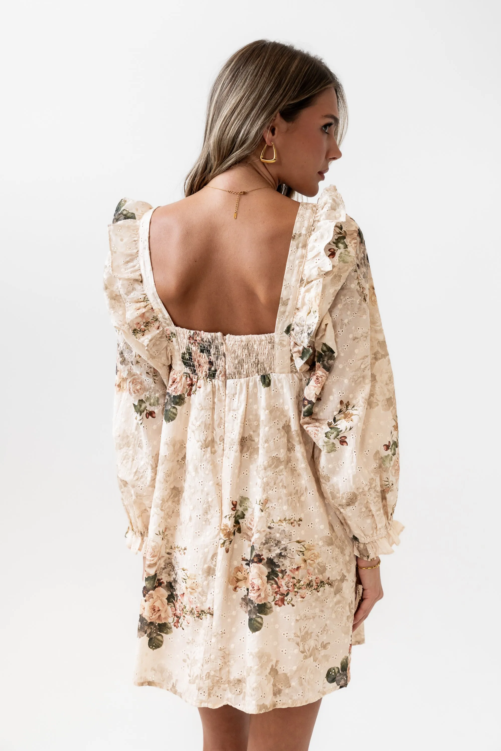Kathy Floral Mini Dress - FINAL SALE sold by bohme product image thumbnail 4