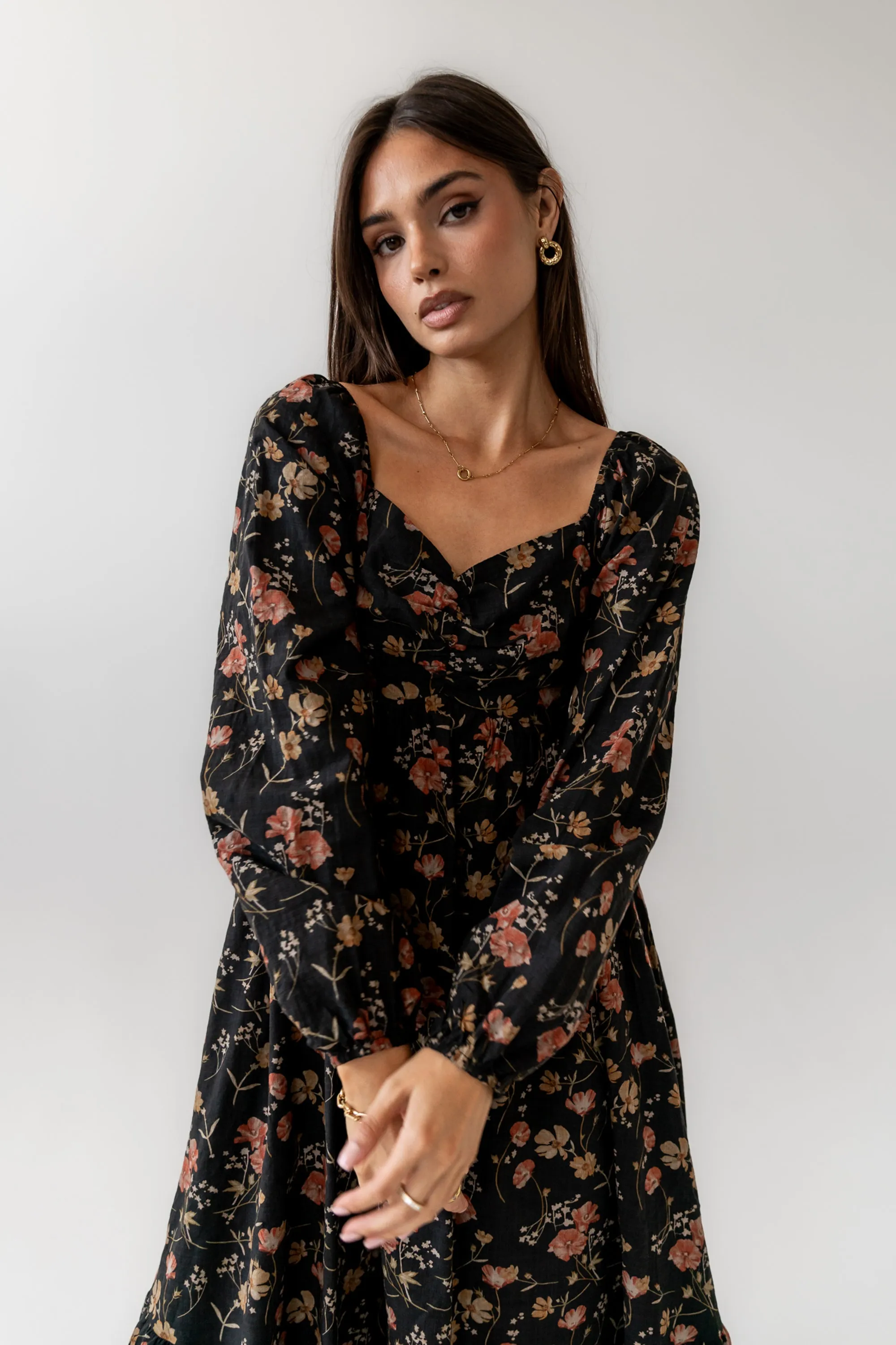 Michelle Floral Maxi Dress sold by bohme product image thumbnail 5