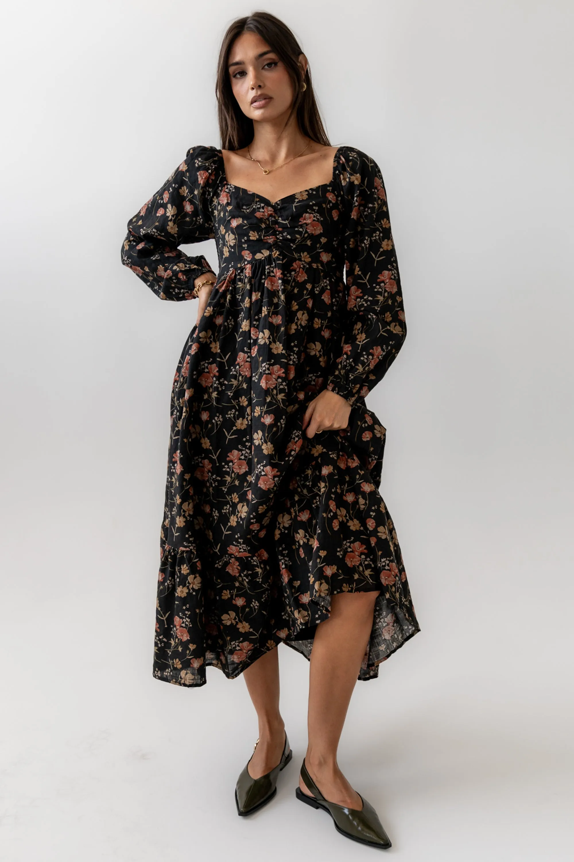 Michelle Floral Maxi Dress sold by bohme product image thumbnail 3
