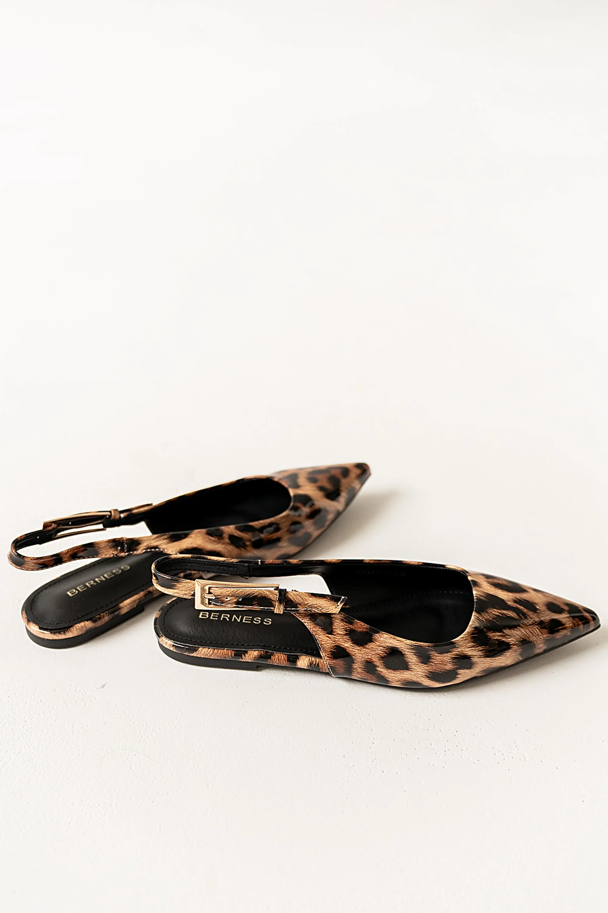 Katherine Leopard Slingback Flats sold by bohme