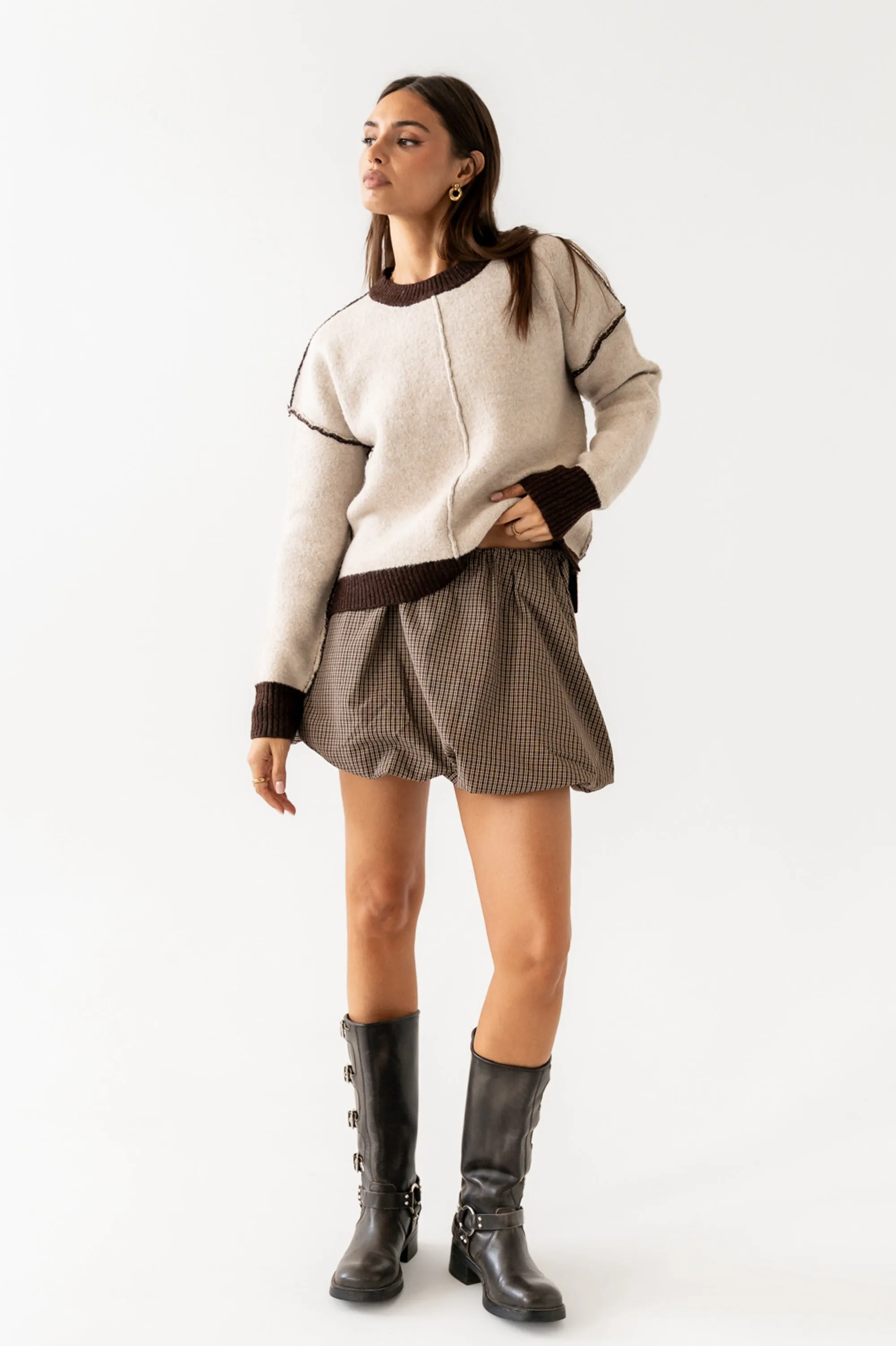 Junie Contrast Sweater sold by bohme product image thumbnail 4