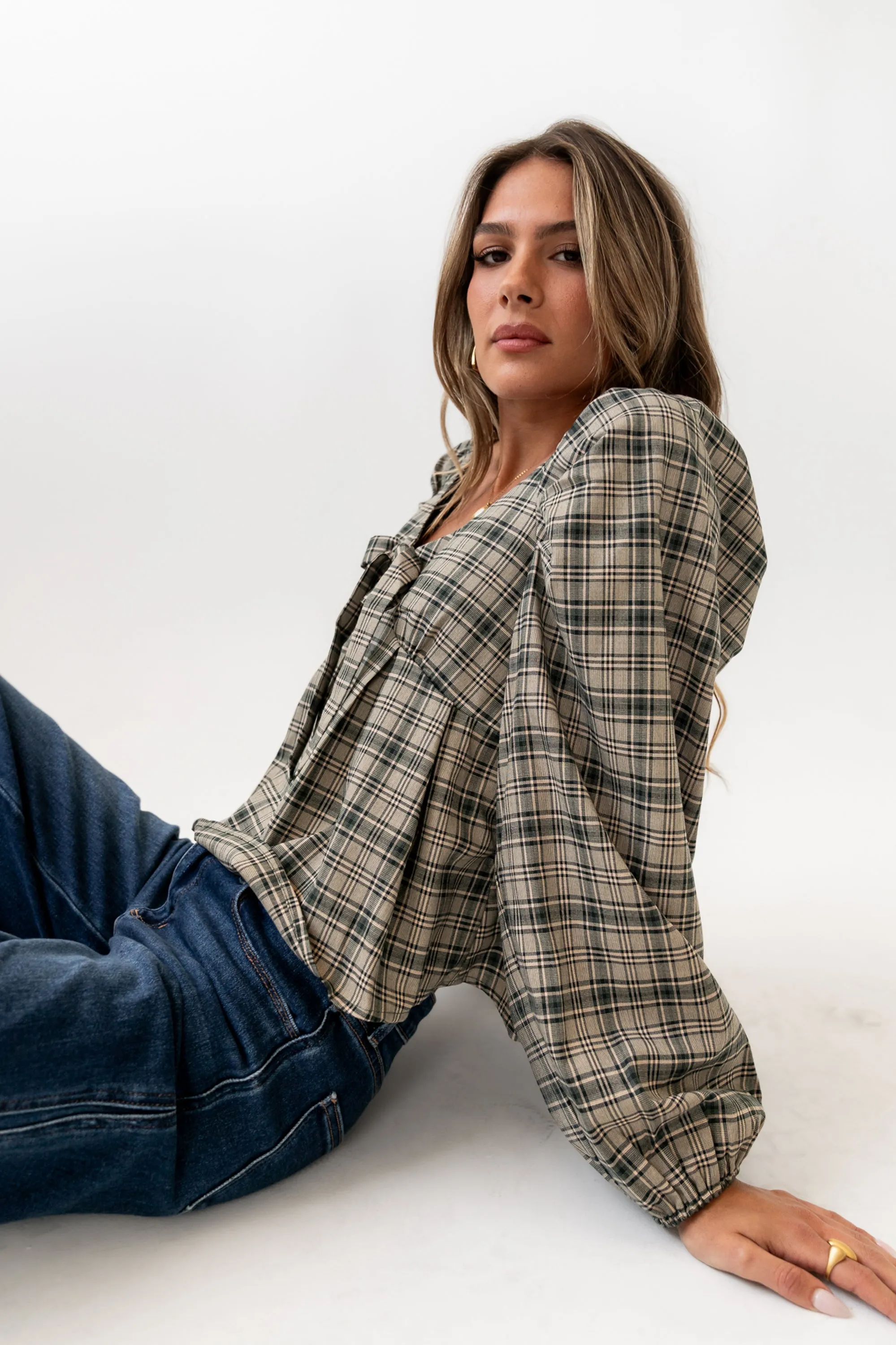 Smith Plaid Blouse sold by bohme product image thumbnail 3