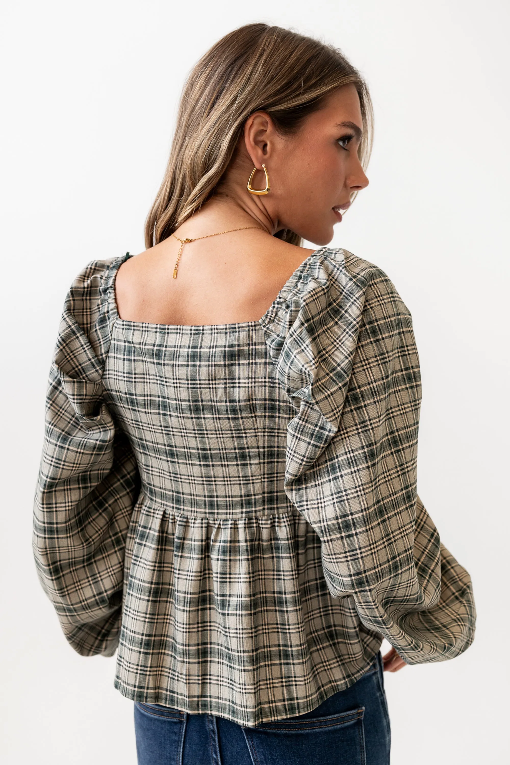 Smith Plaid Blouse sold by bohme product image thumbnail 4