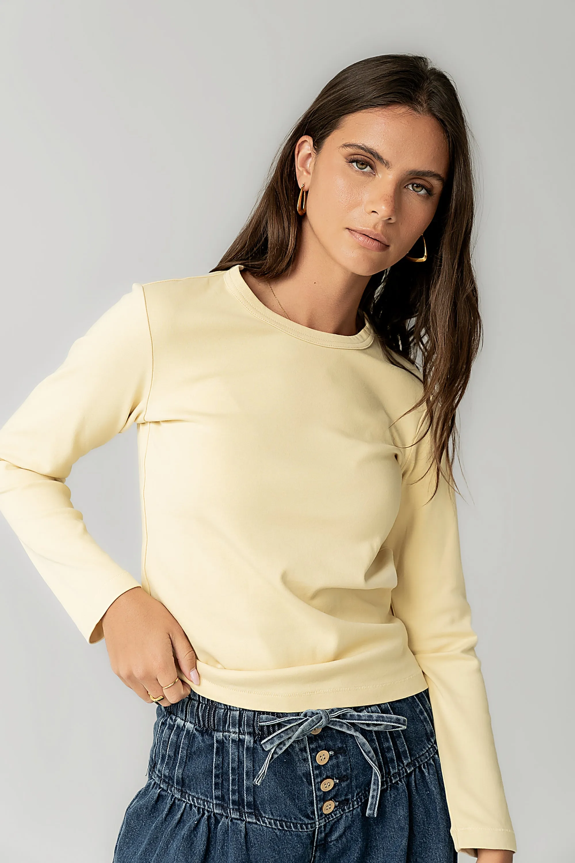 Makayla Shirt in Yellow sold by bohme product image thumbnail 5