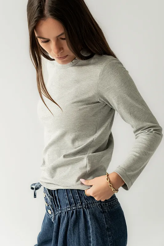 Makayla Shirt in Grey sold by bohme