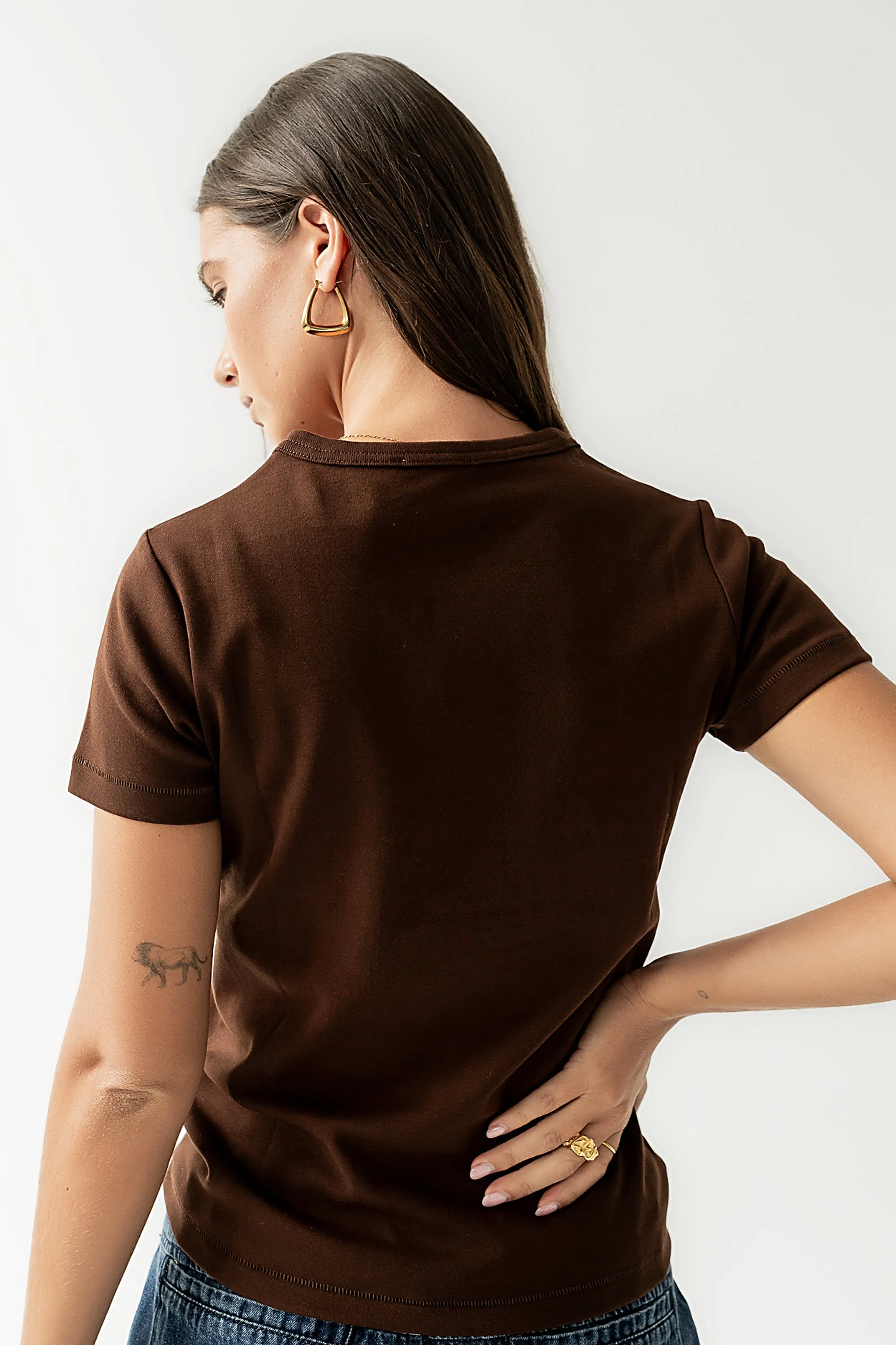Mckenna T-Shirt in Red-Brown sold by bohme product image thumbnail 2