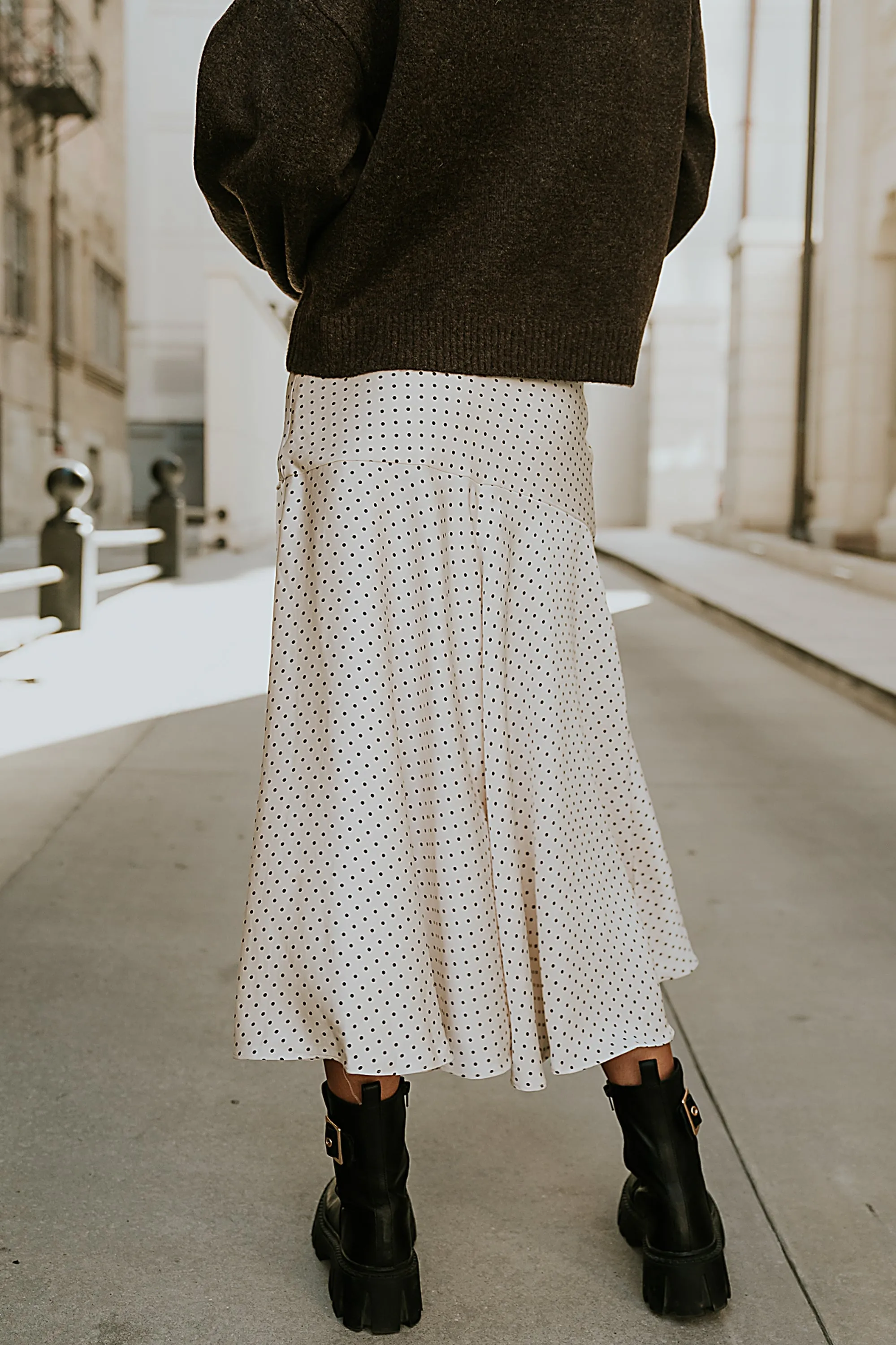 Everly Satin Midi Skirt sold by bohme product image thumbnail 5