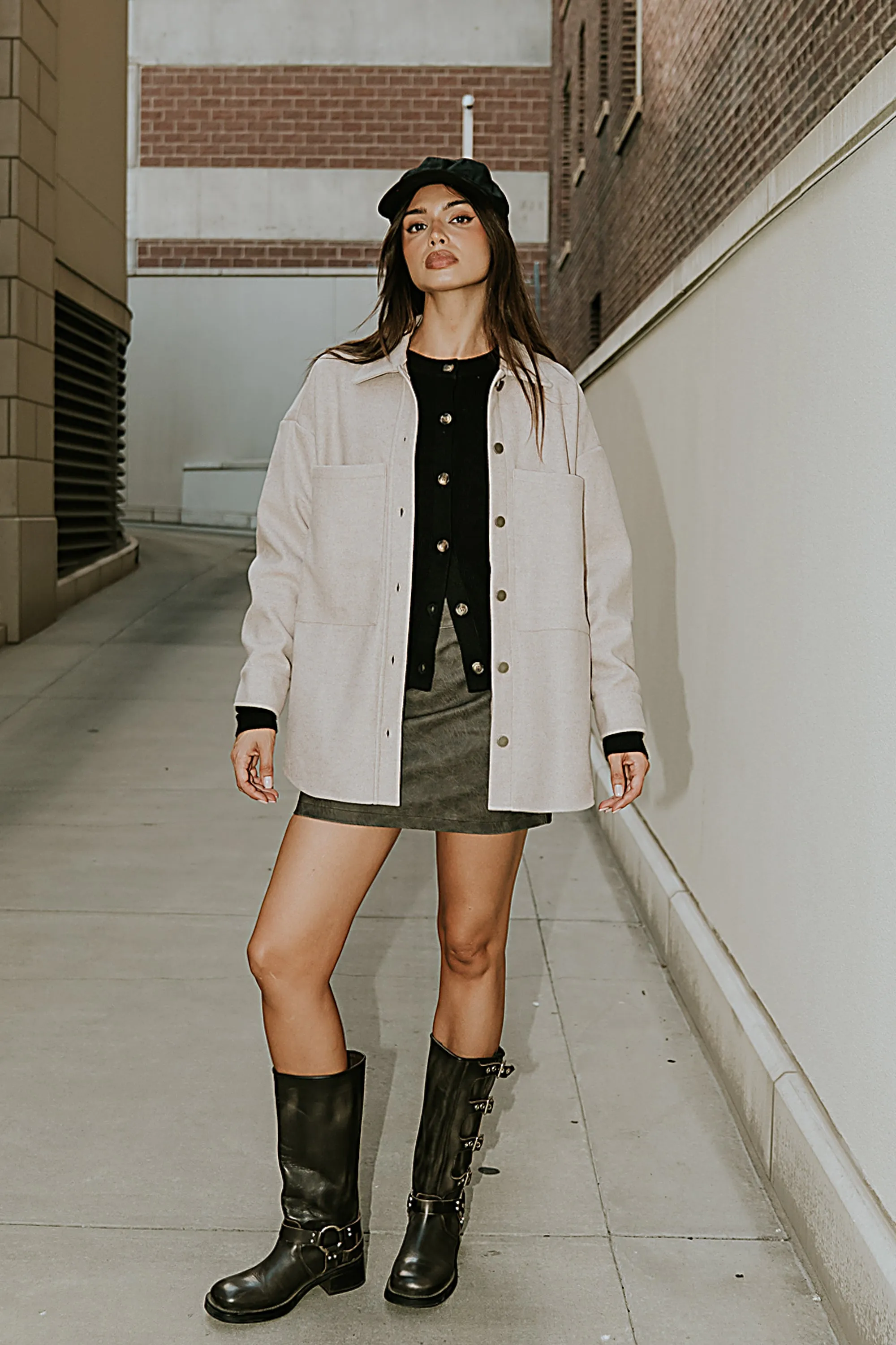 Bennie Oversized Shacket sold by bohme product image thumbnail 2