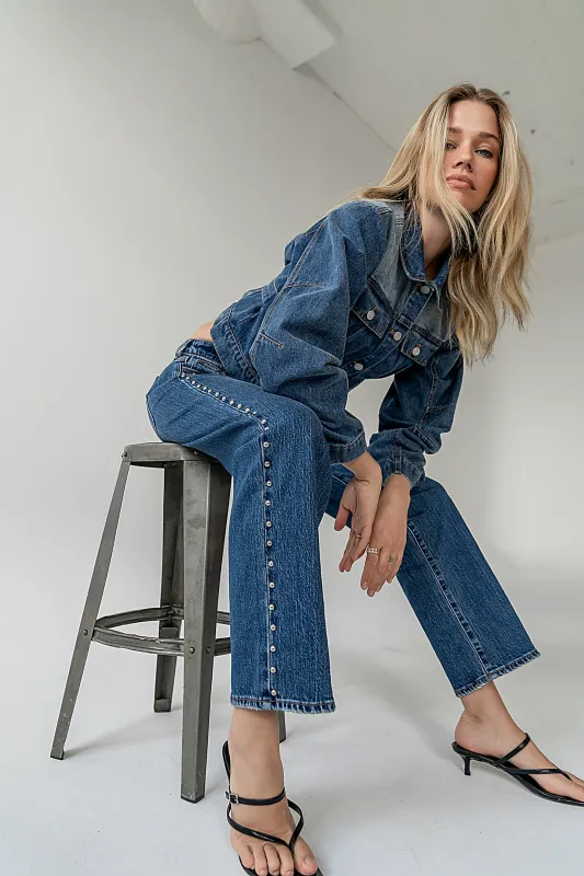 Nikki Denim Jacket sold by bohme